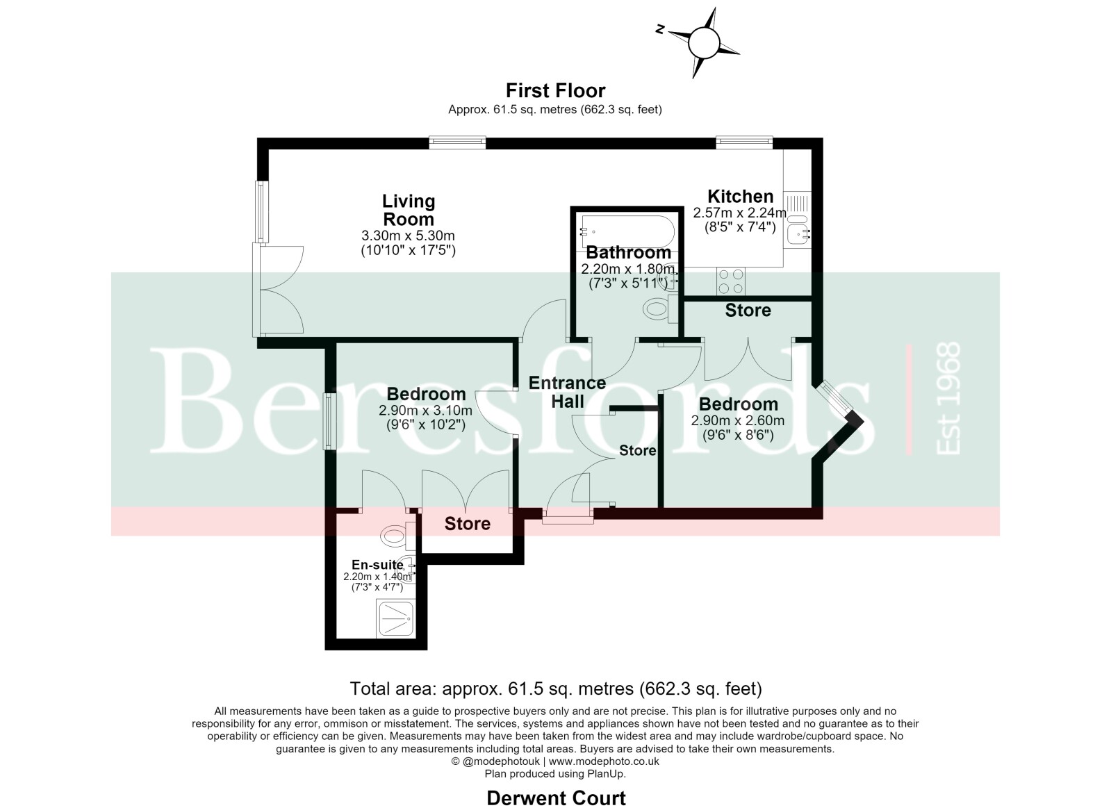 3, Derwent Court, Romford floorplan