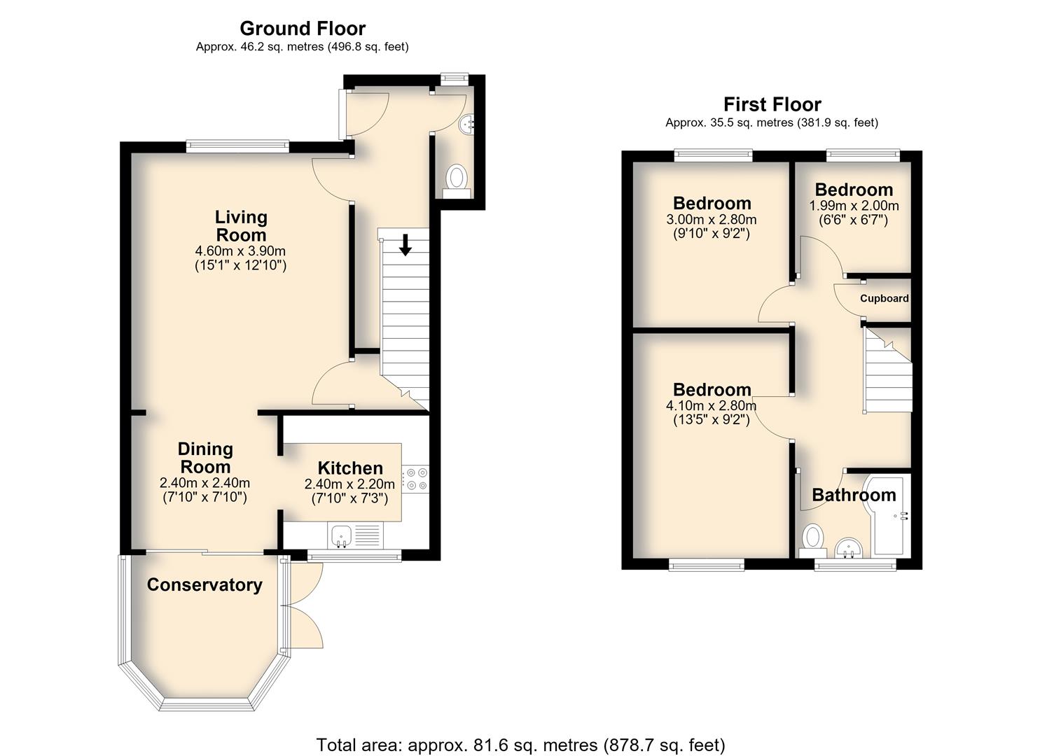 Robinsons Close, Mellis floorplan