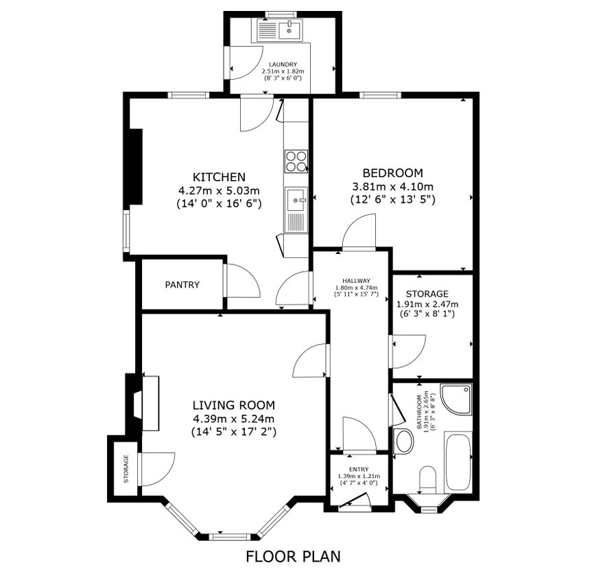 Gartlea, 19, Station Road, Stirling floorplan