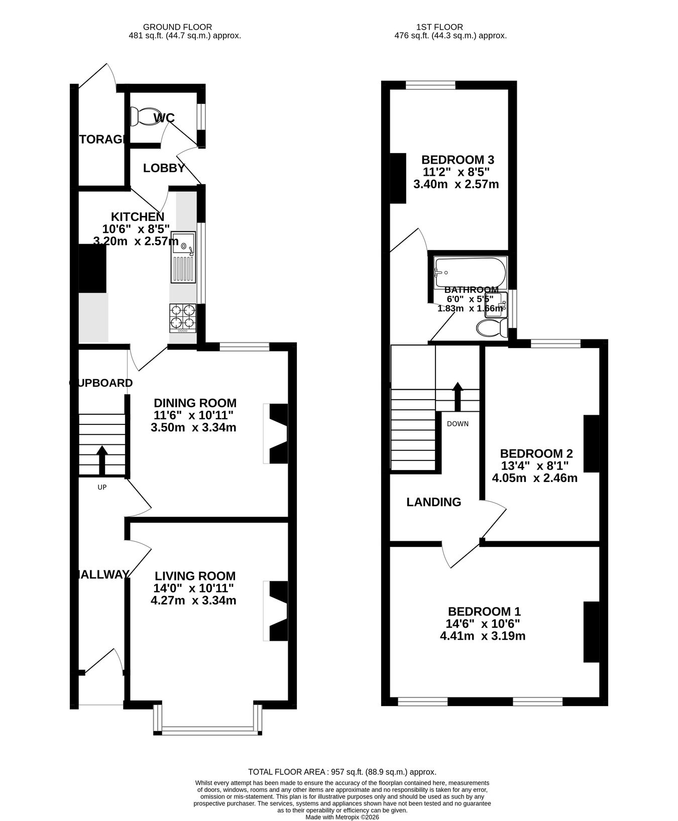 28, Wyndham Road, Abergavenny floorplan