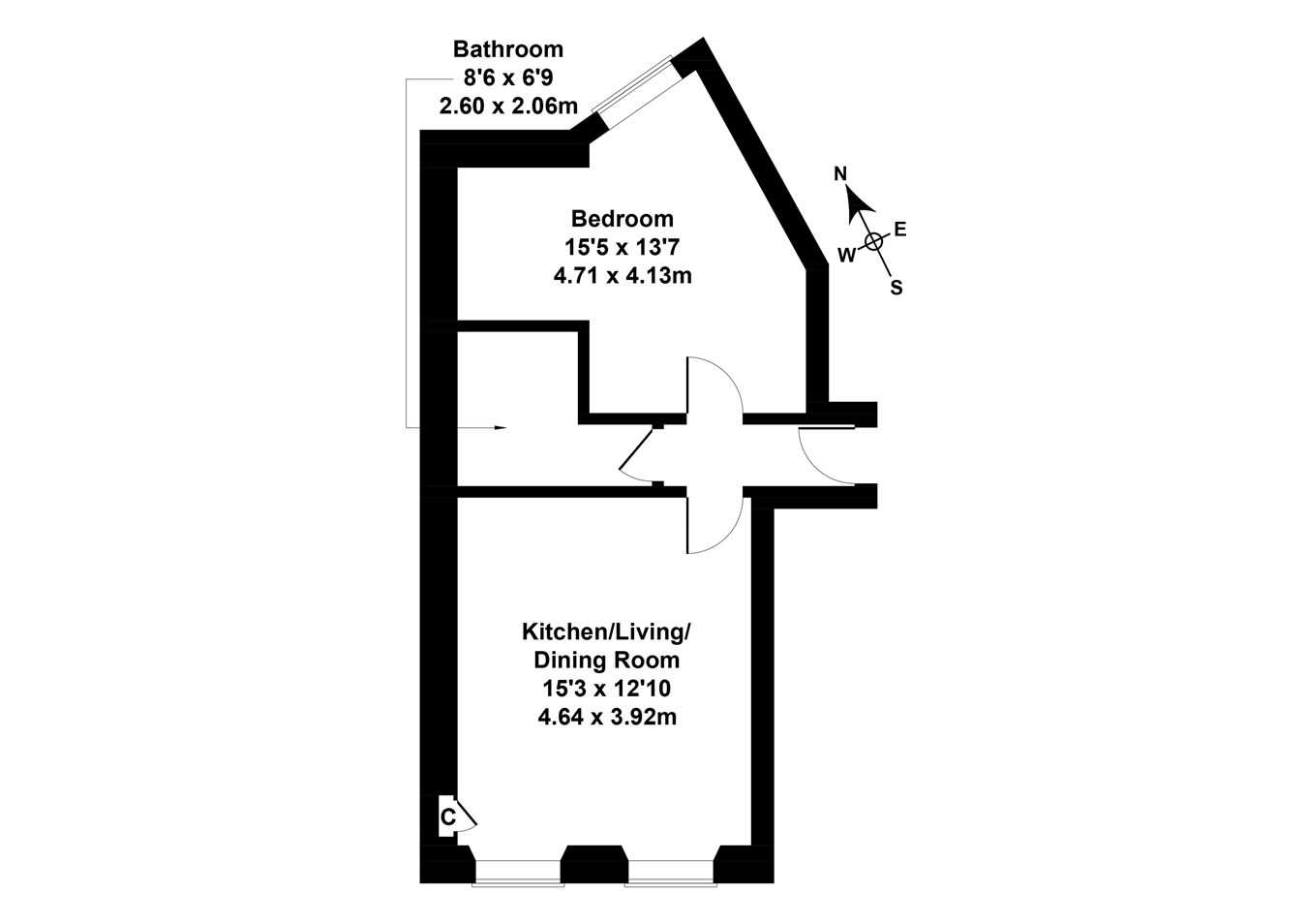 Raeburn Place, Stockbridge, Edinburgh EH4, 1 bedroom flat for sale
