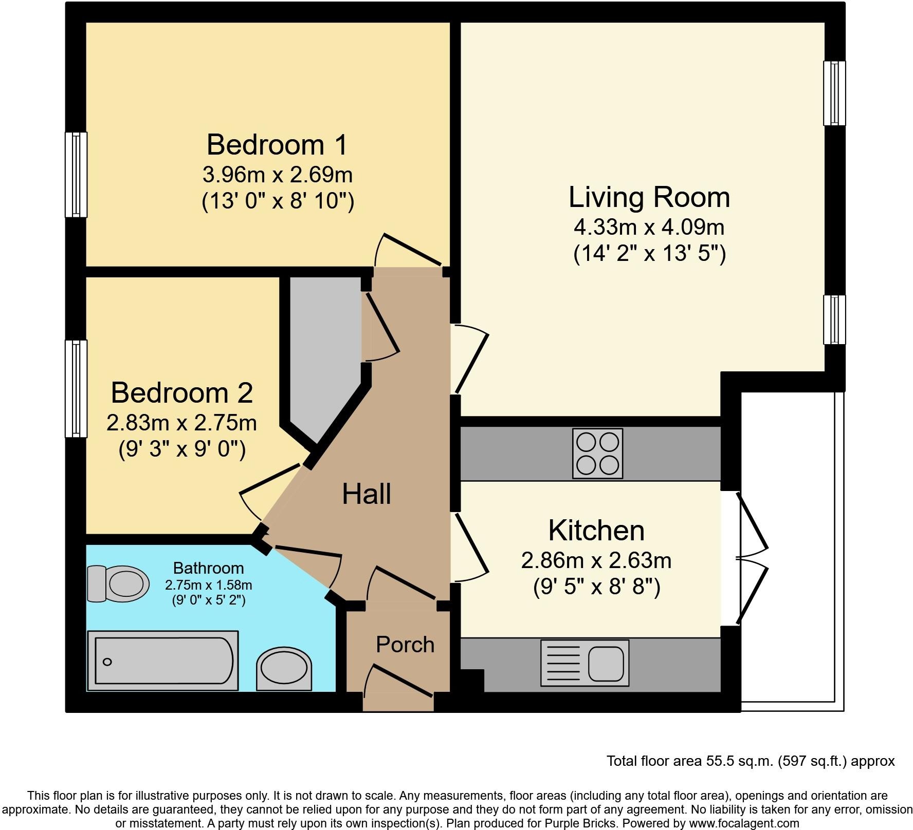 35, Templars Court, Nottingham floorplan