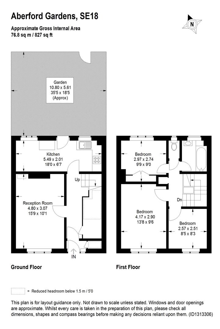15, Aberford Gardens, London floorplan