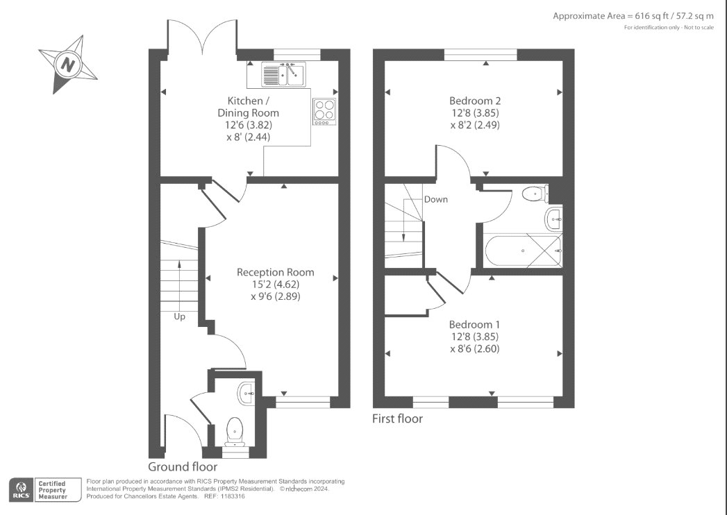 33, Primrose Avenue, Hereford floorplan