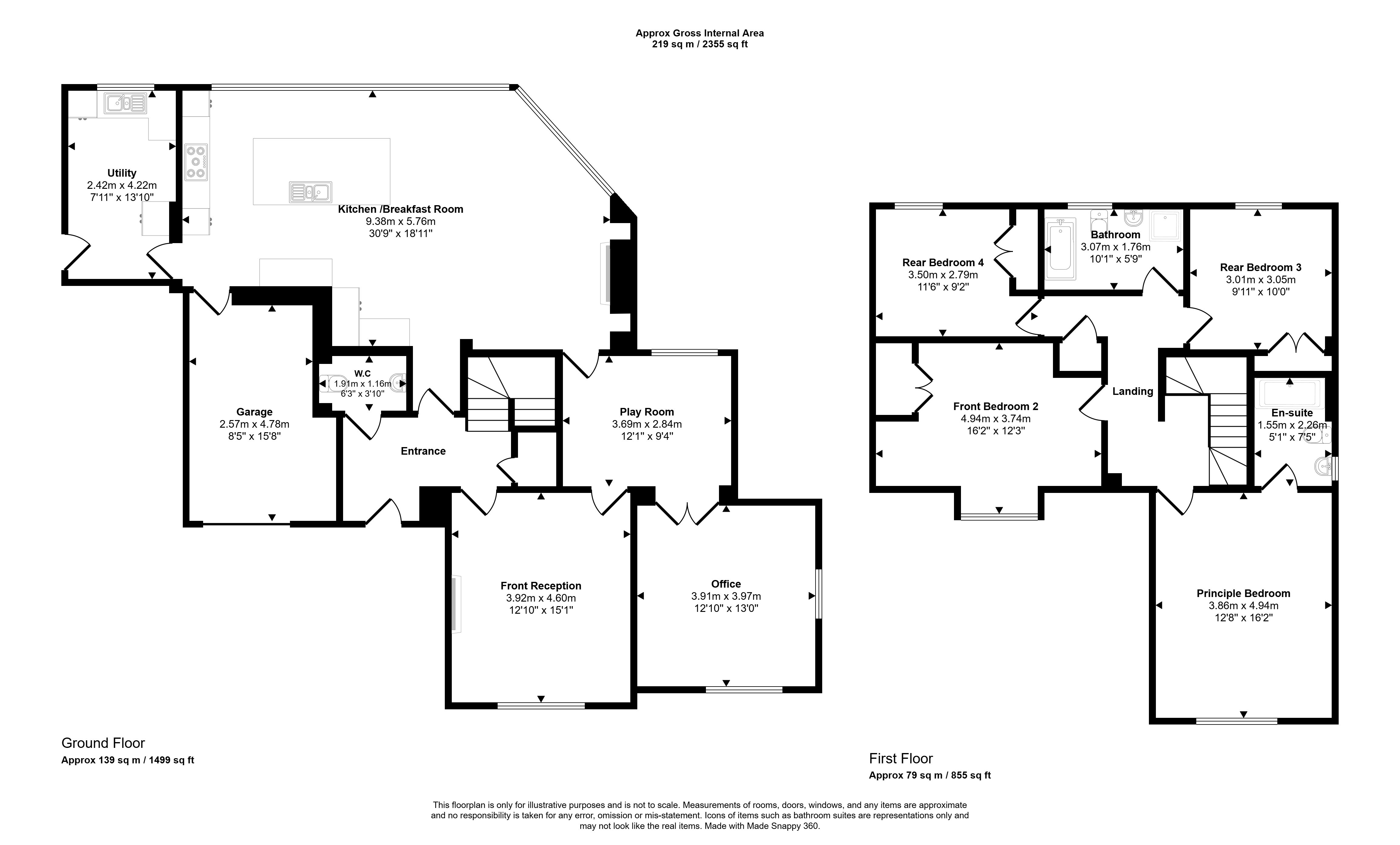 6, Hine Close, Coulsdon floorplan