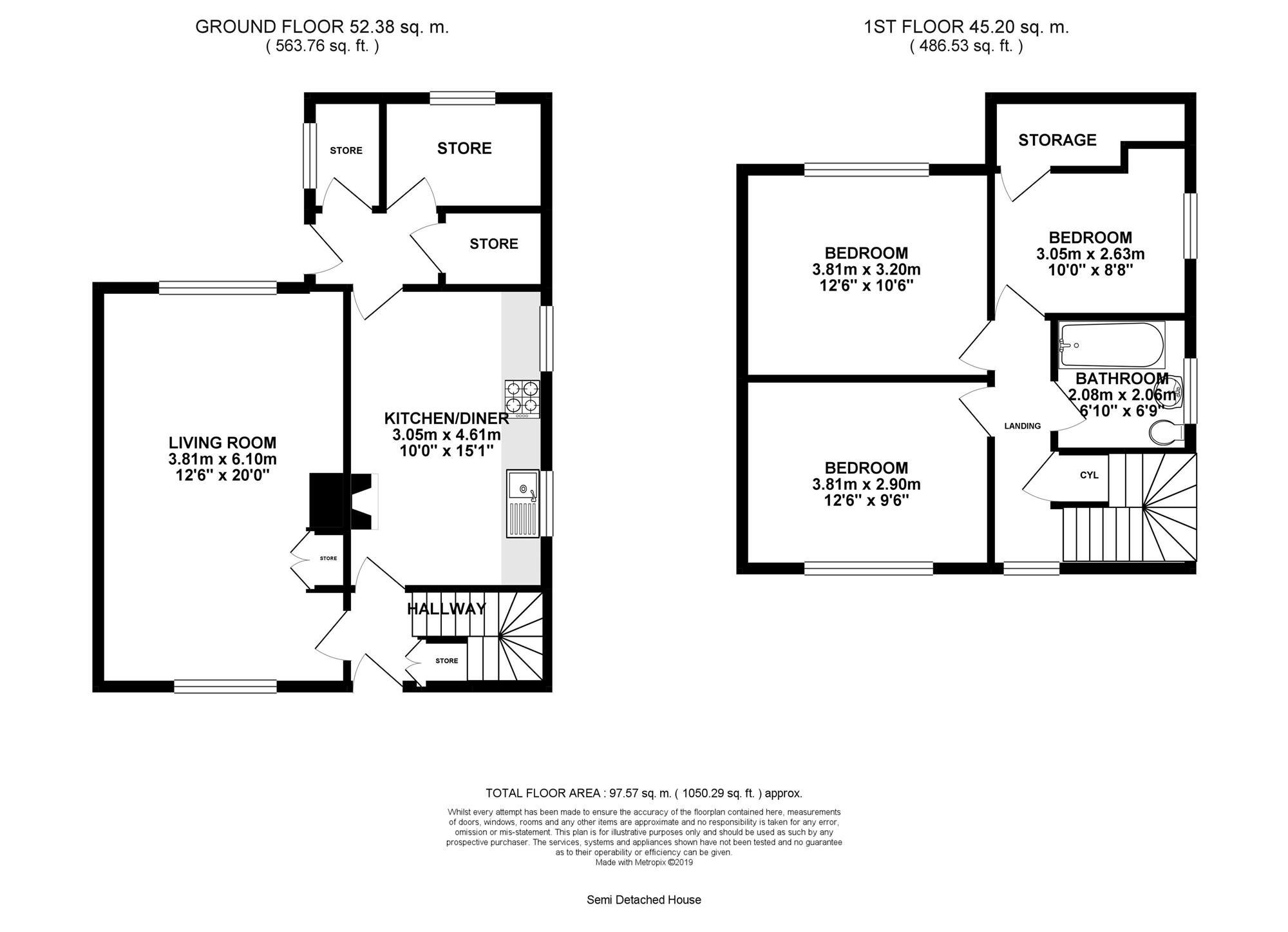3 Bedrooms Semi-detached house for sale in Wymeswold Road, Wysall, Nottingham NG12