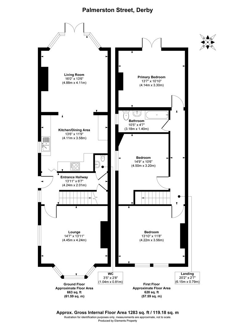 111, Palmerston Street, Derby floorplan