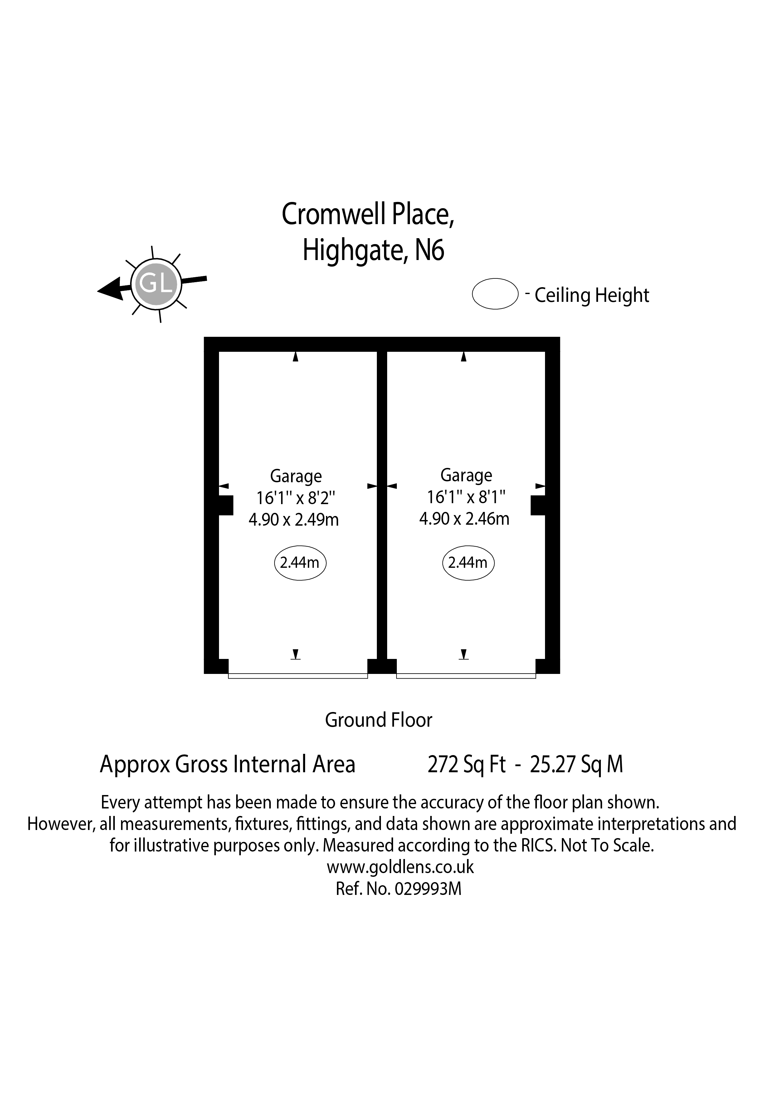 Cromwell Place, London floorplan