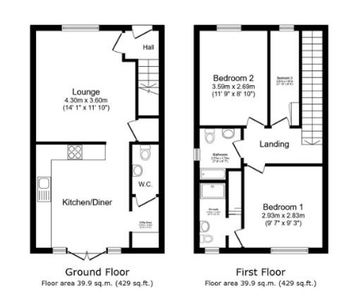 22, Barns Way, Newbold Verdon floorplan