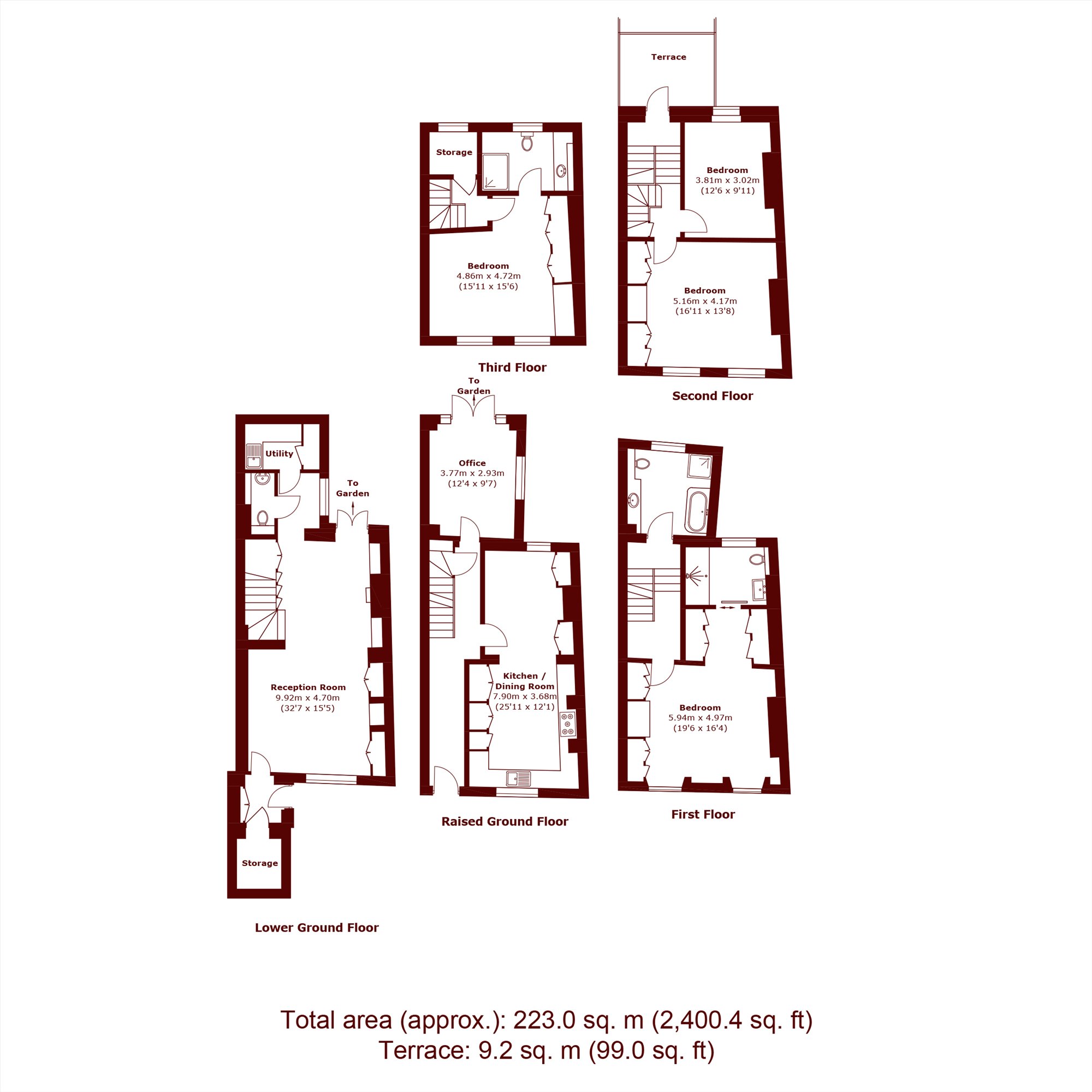 46, Delancey Street, London floorplan