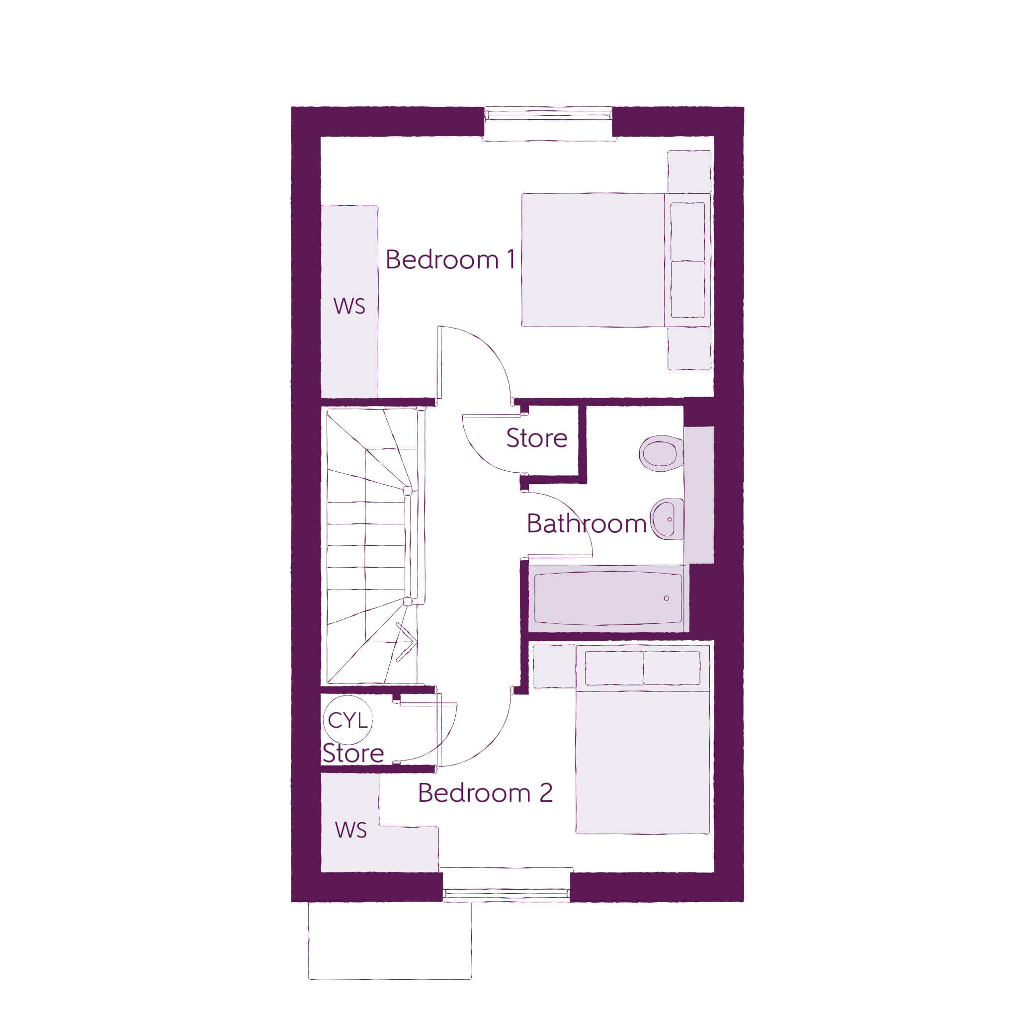 102, Kennett Garden Village, Newmarket floorplan