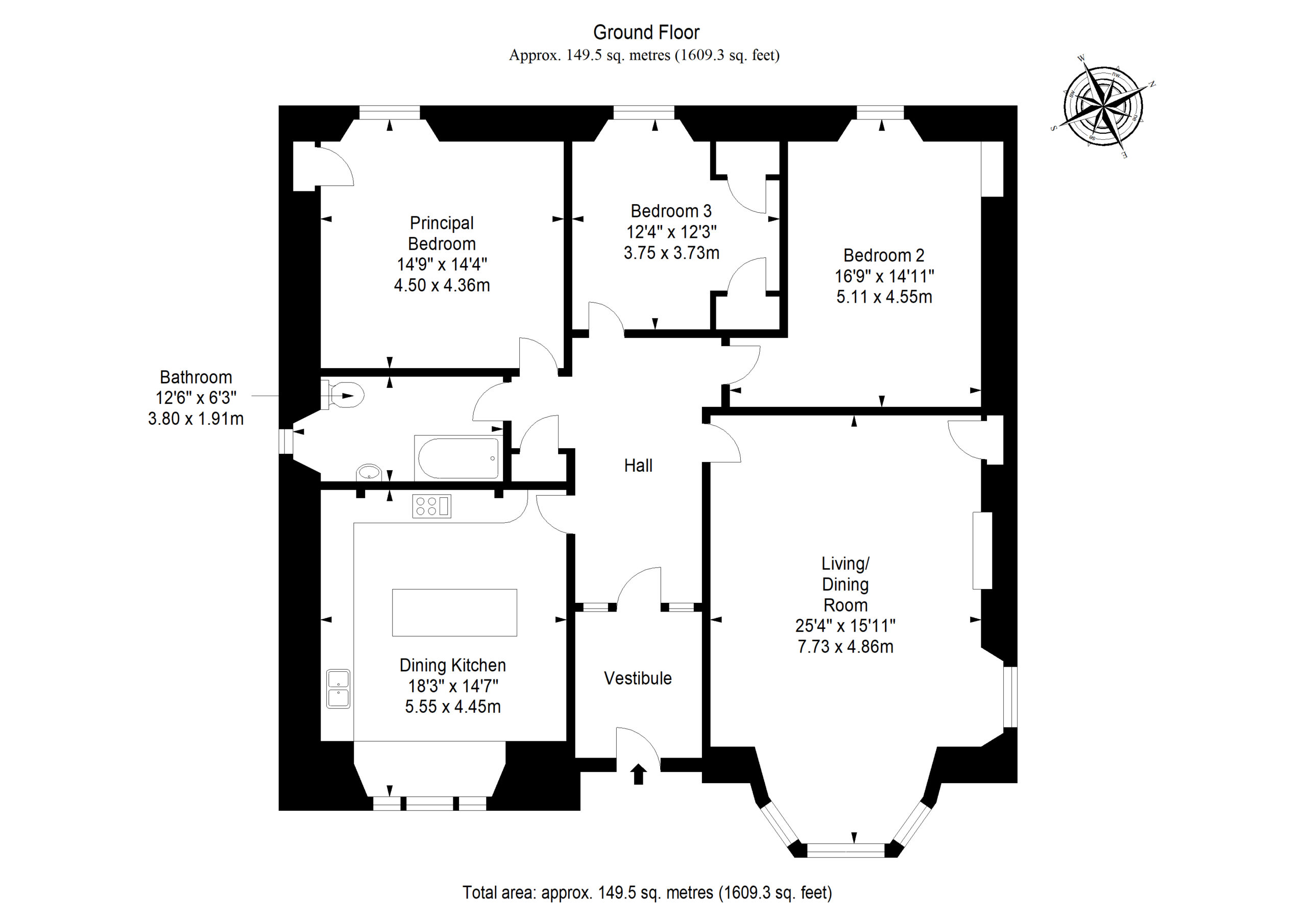 14, Merchiston Crescent, Edinburgh floorplan