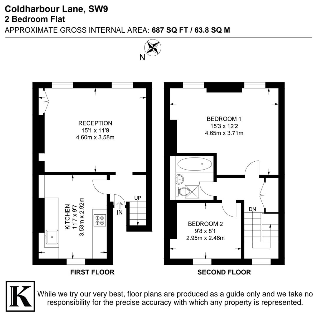 Coldharbour Lane, London floorplan