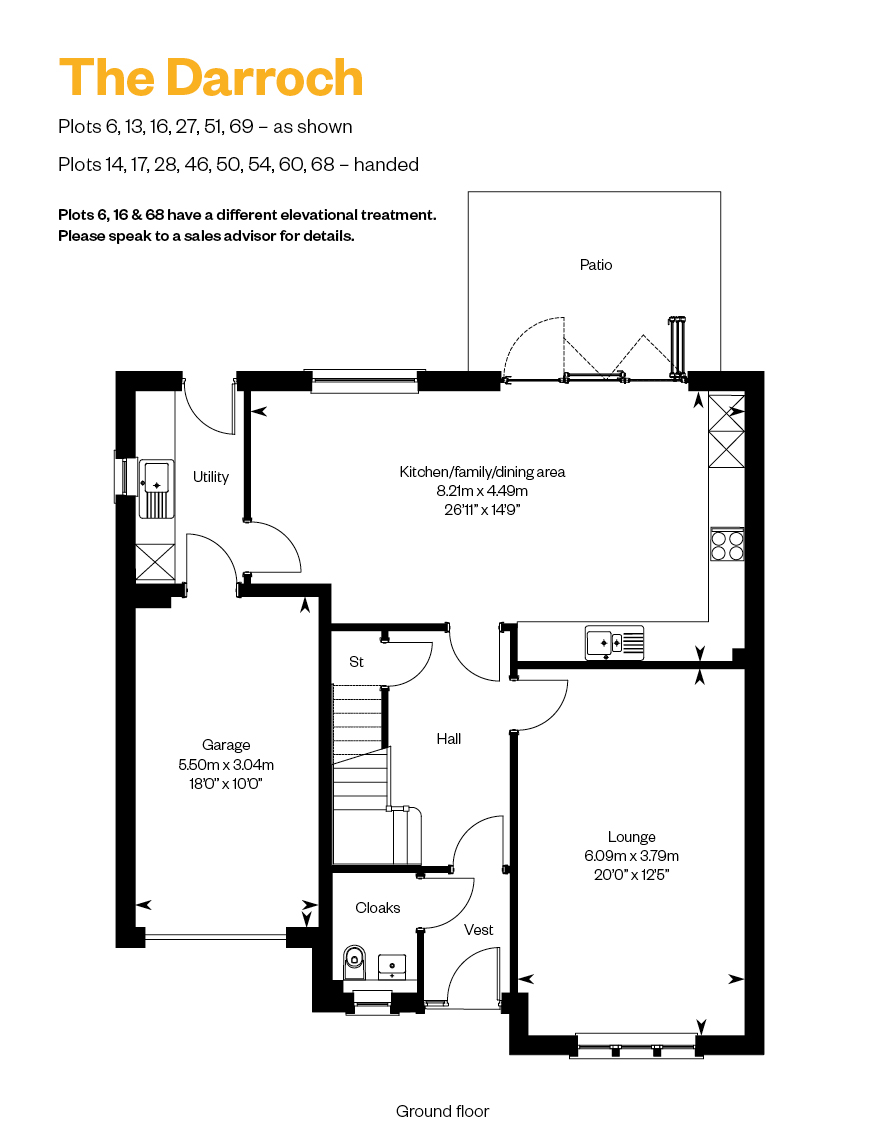 51, Off Snowdrop Path, East Calder, Eh53 0Wr floorplan
