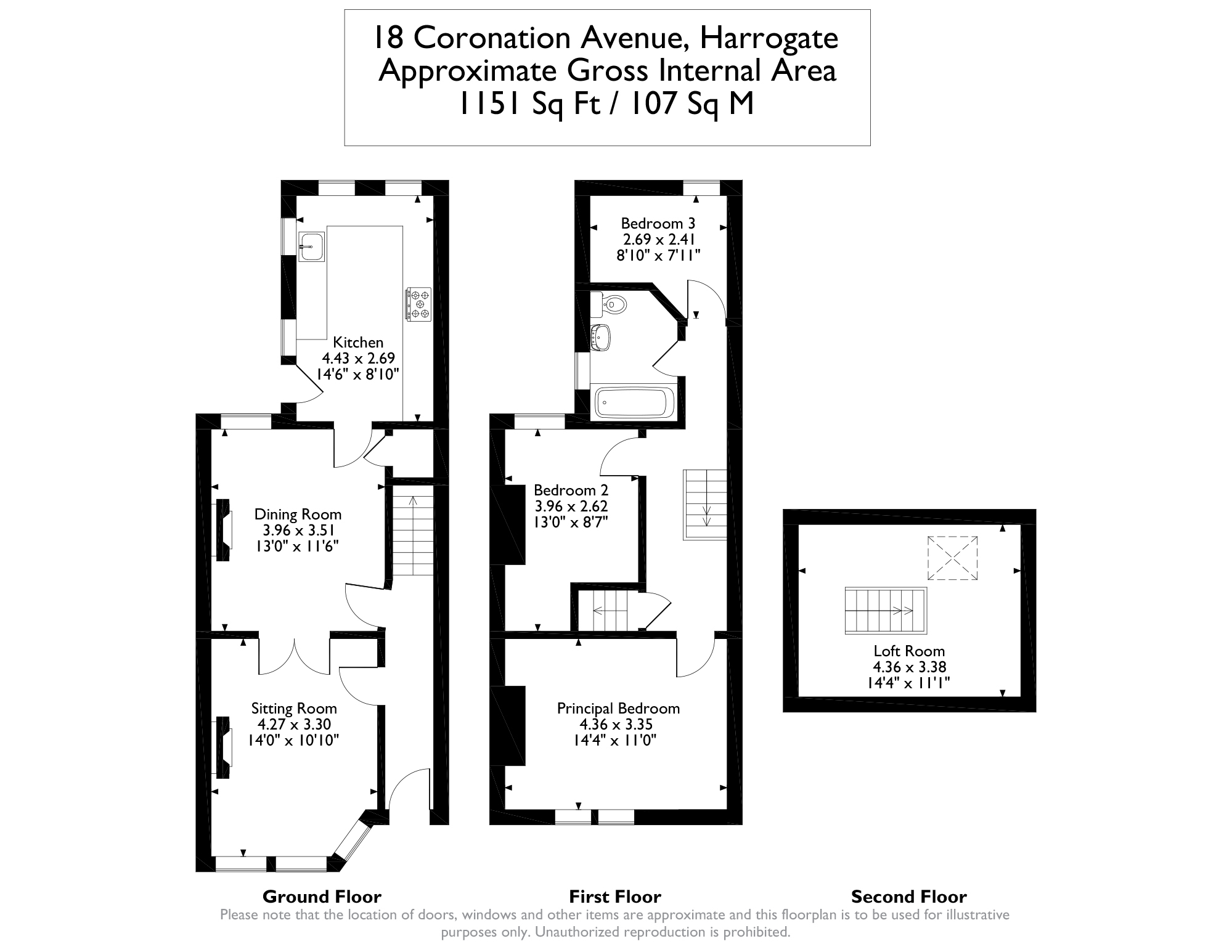 18, Coronation Avenue, North Yorkshire floorplan