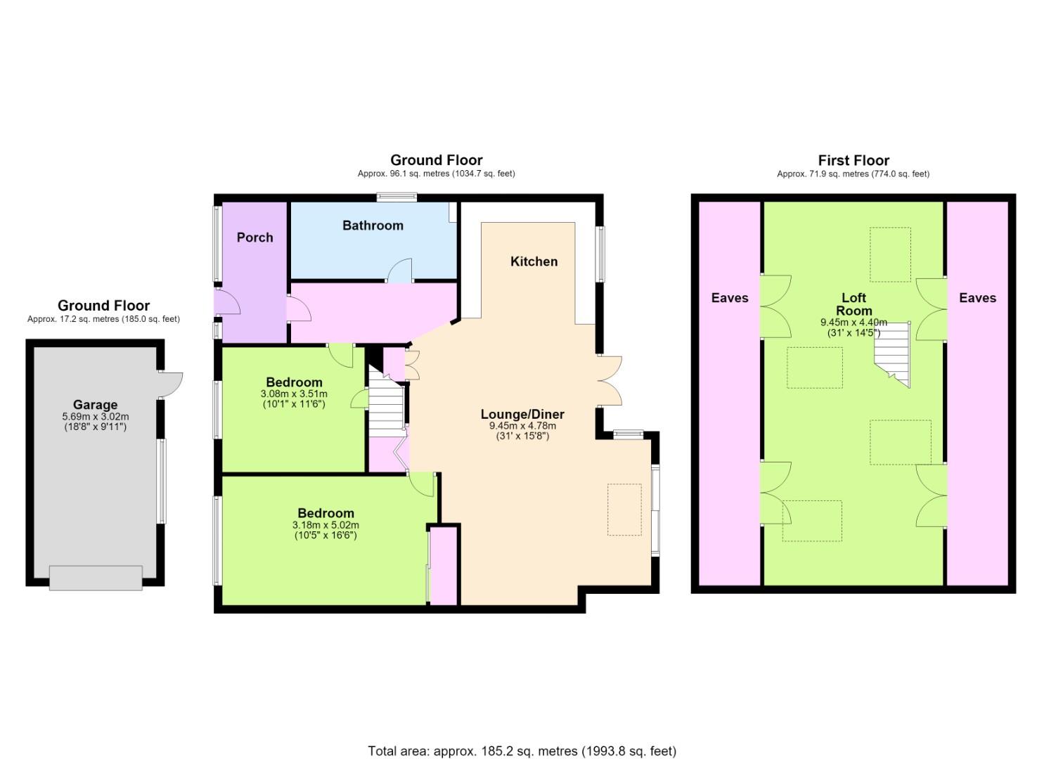 9, Caisters Close, Hove floorplan