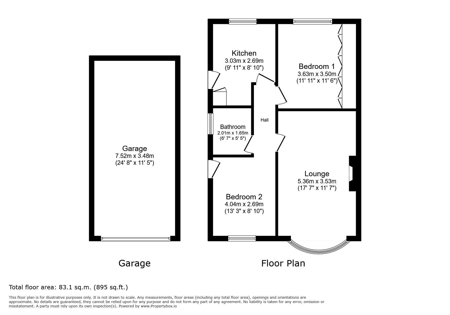8, Moor View Close, Morpeth floorplan