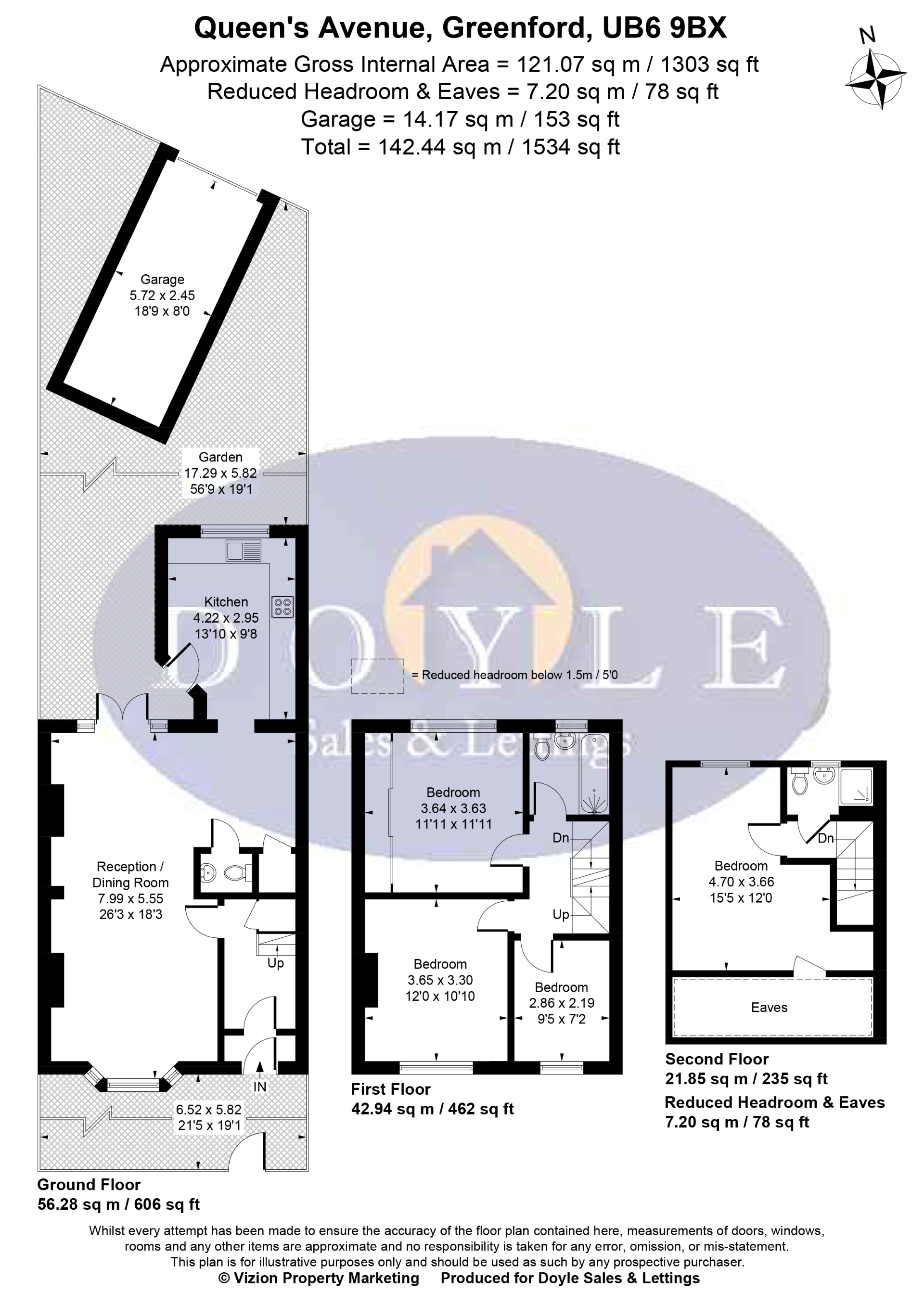 14, Queens Avenue, Greenford floorplan