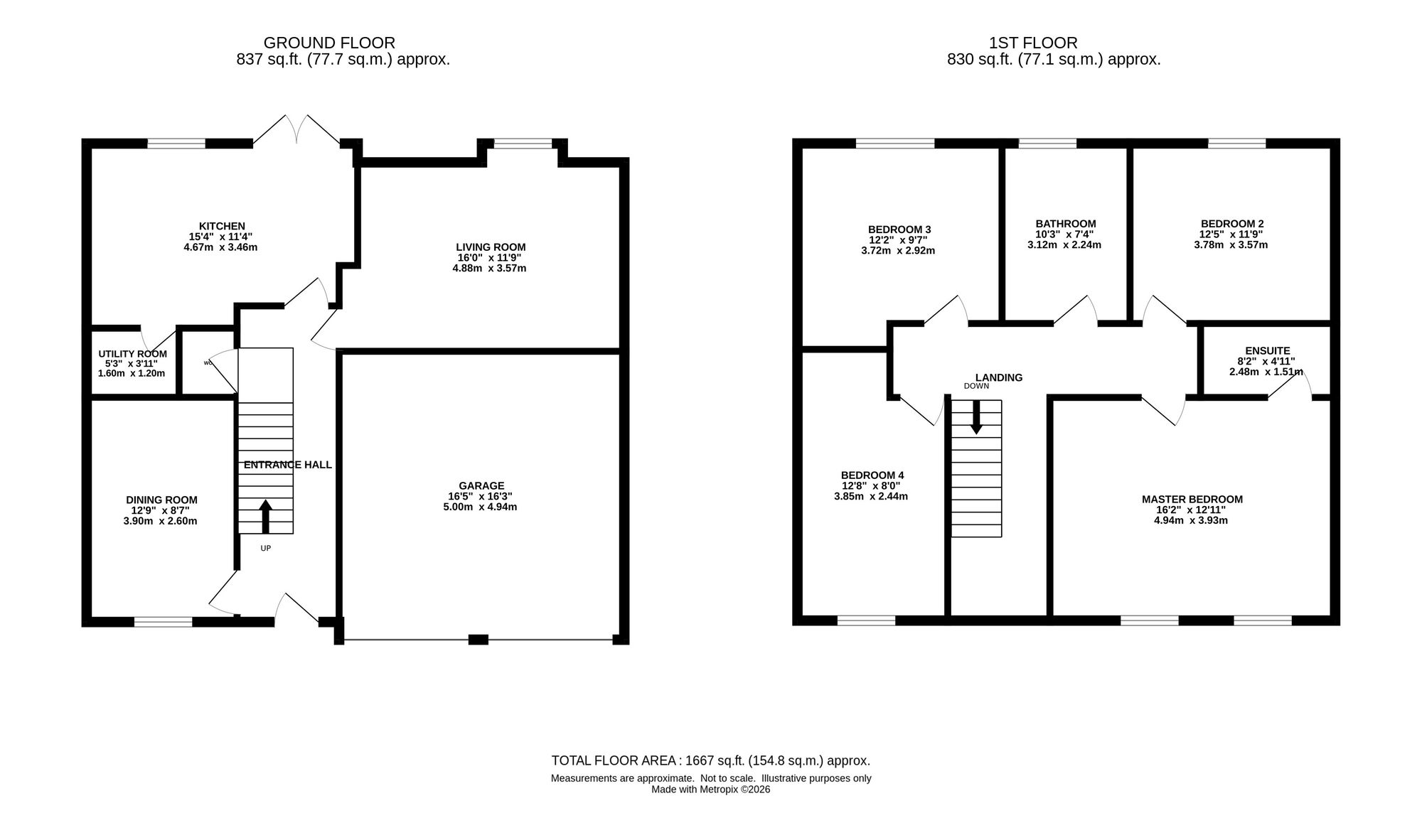 6 Langley Drive, Macclesfield floorplan