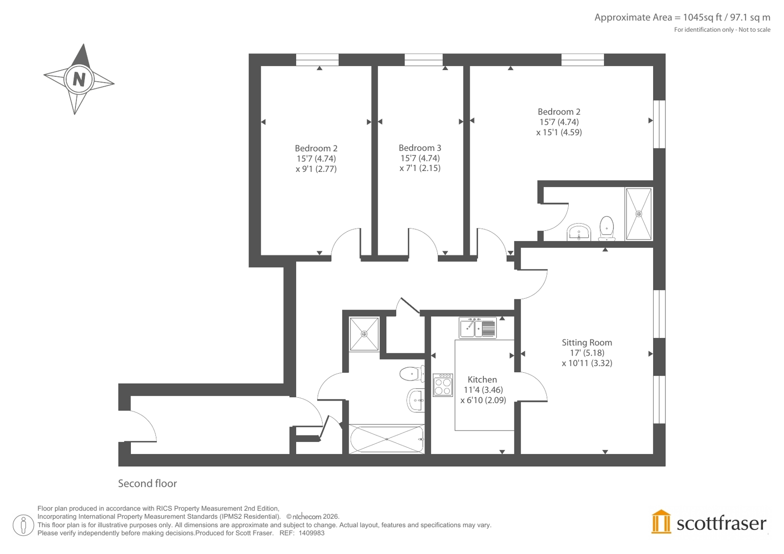 116, Beech Road, Oxford floorplan