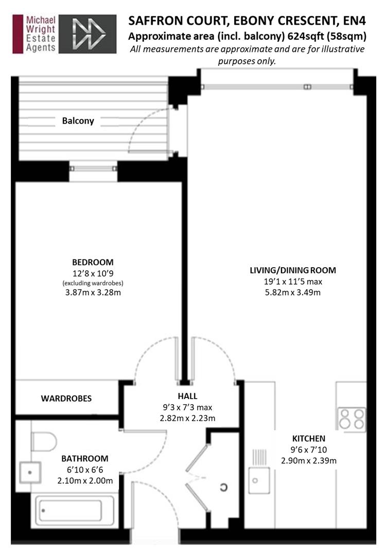 19 Saffron Court, Ebony Crescent, Cockfosters floorplan