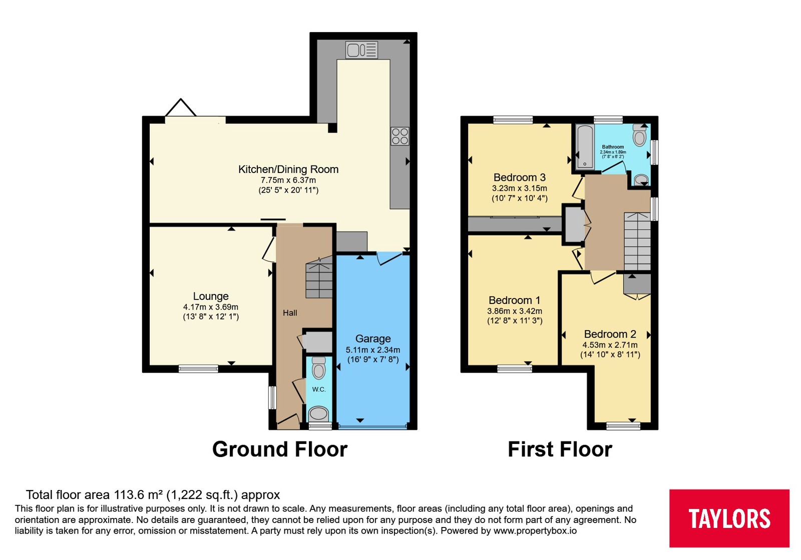 48, Shakespeare Drive, Biggleswade floorplan