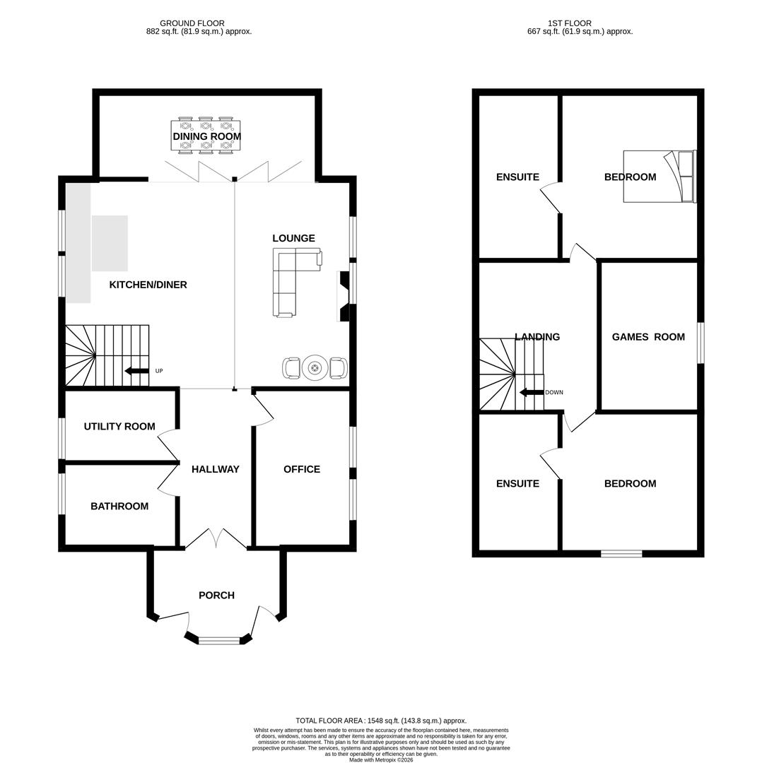 Bethel Tabernacle, South Hanningfield Road, Rettendon Common floorplan