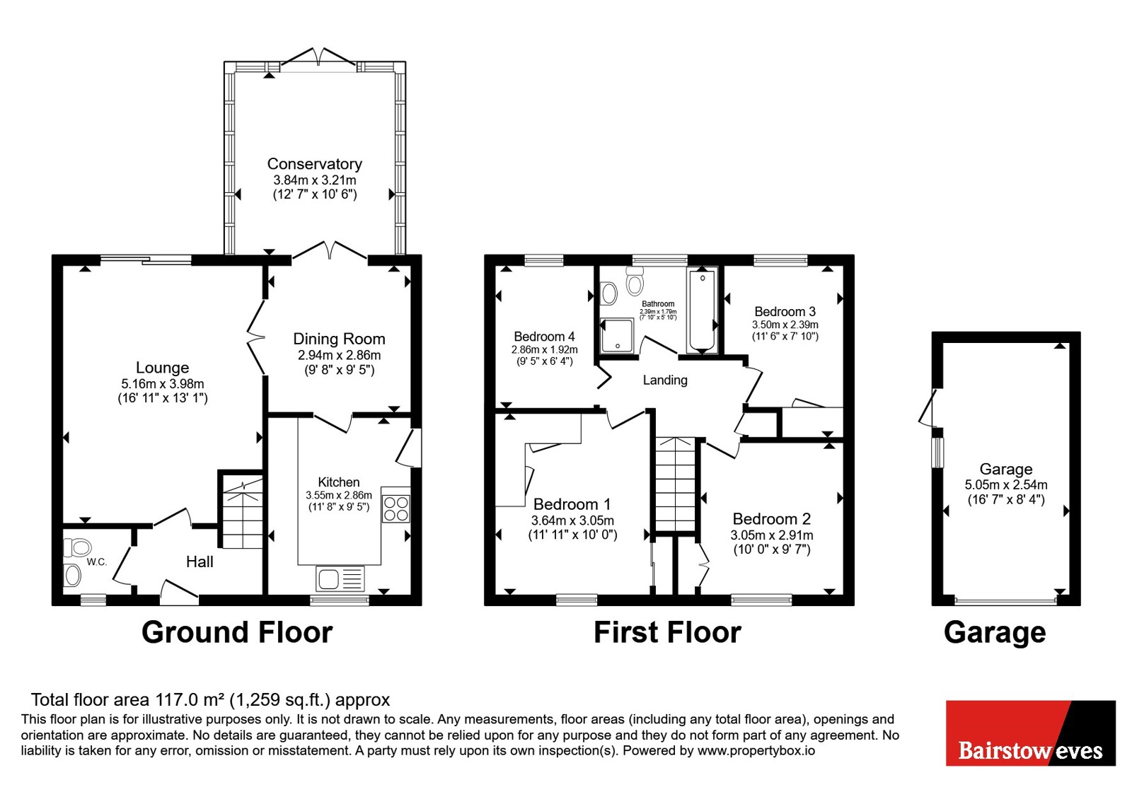 5, Buckingham Close, Nottingham floorplan