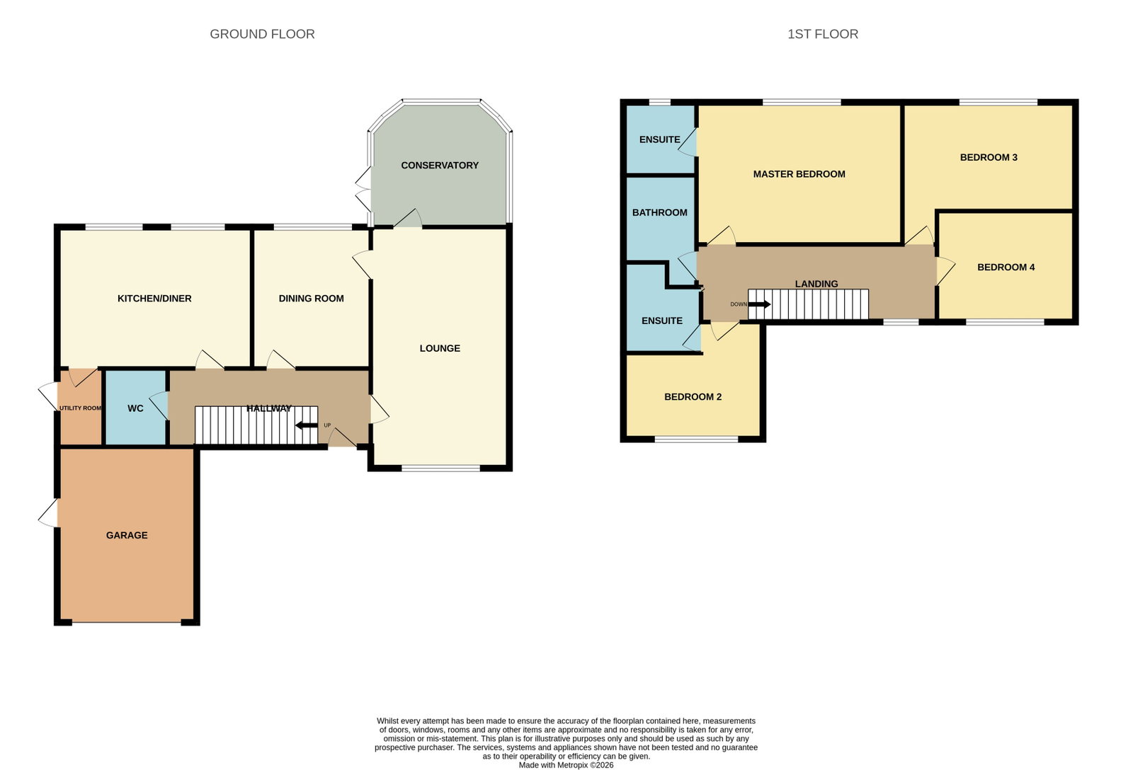 12, Higher Greenfield, Preston floorplan