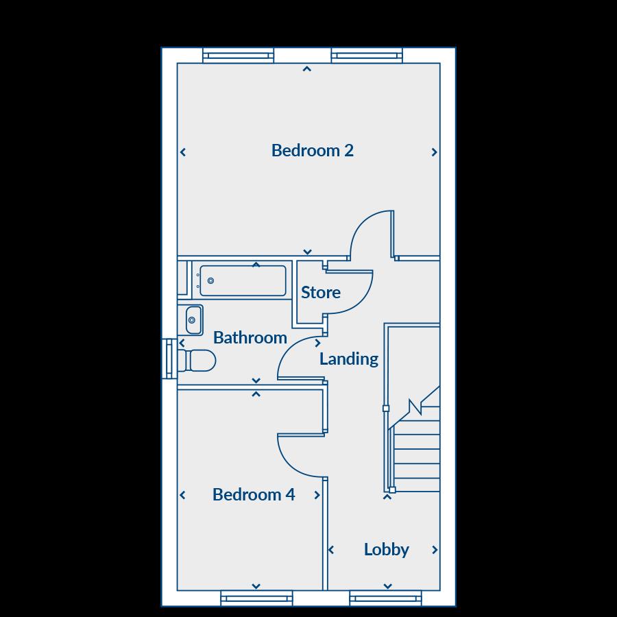 25, Monks Park, Hull floorplan