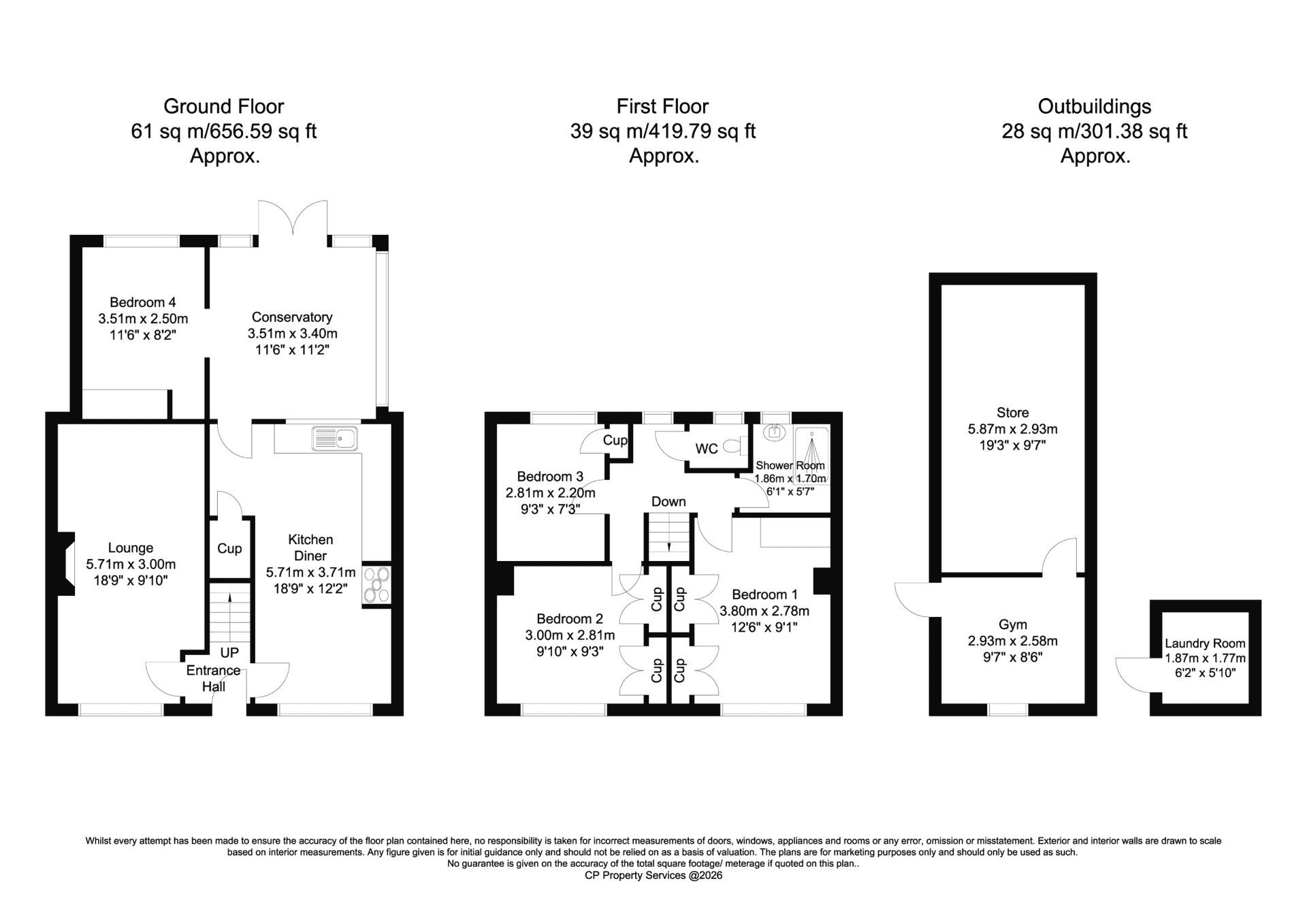 17, Chestnut Avenue, Retford floorplan