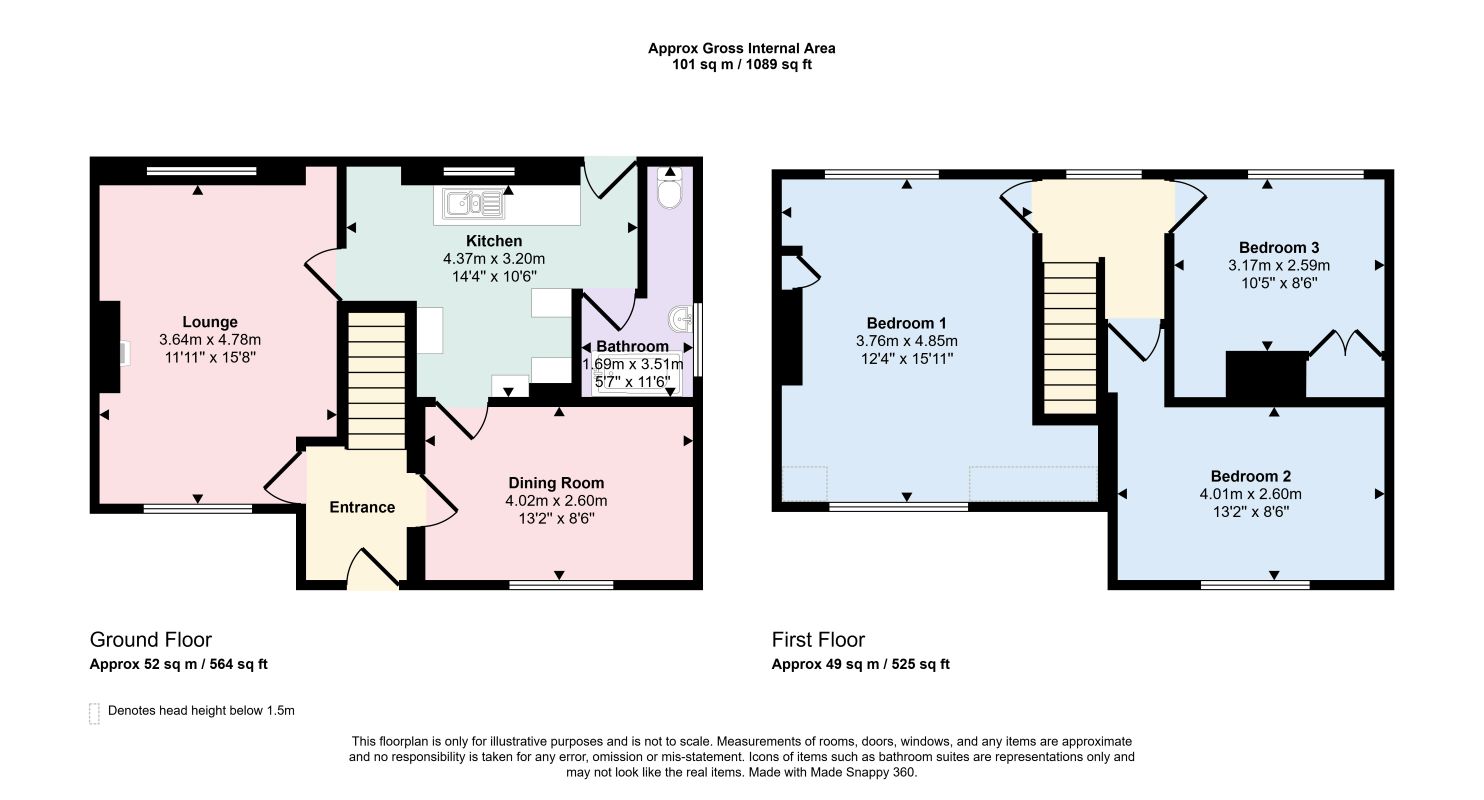 2, Treneol, Aberdare floorplan