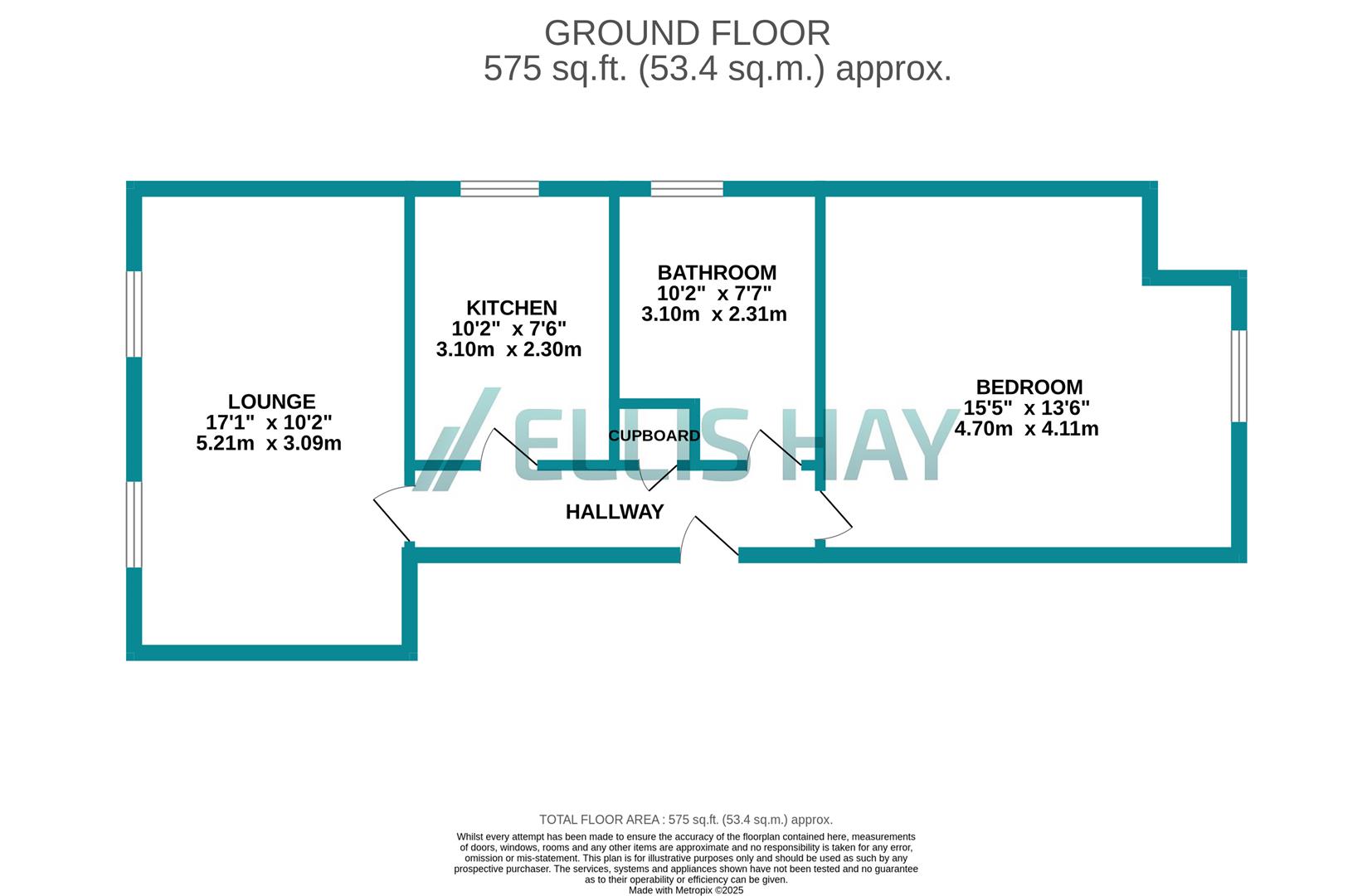 Flat 11, Headland View, Filey Road, Scarborough floorplan