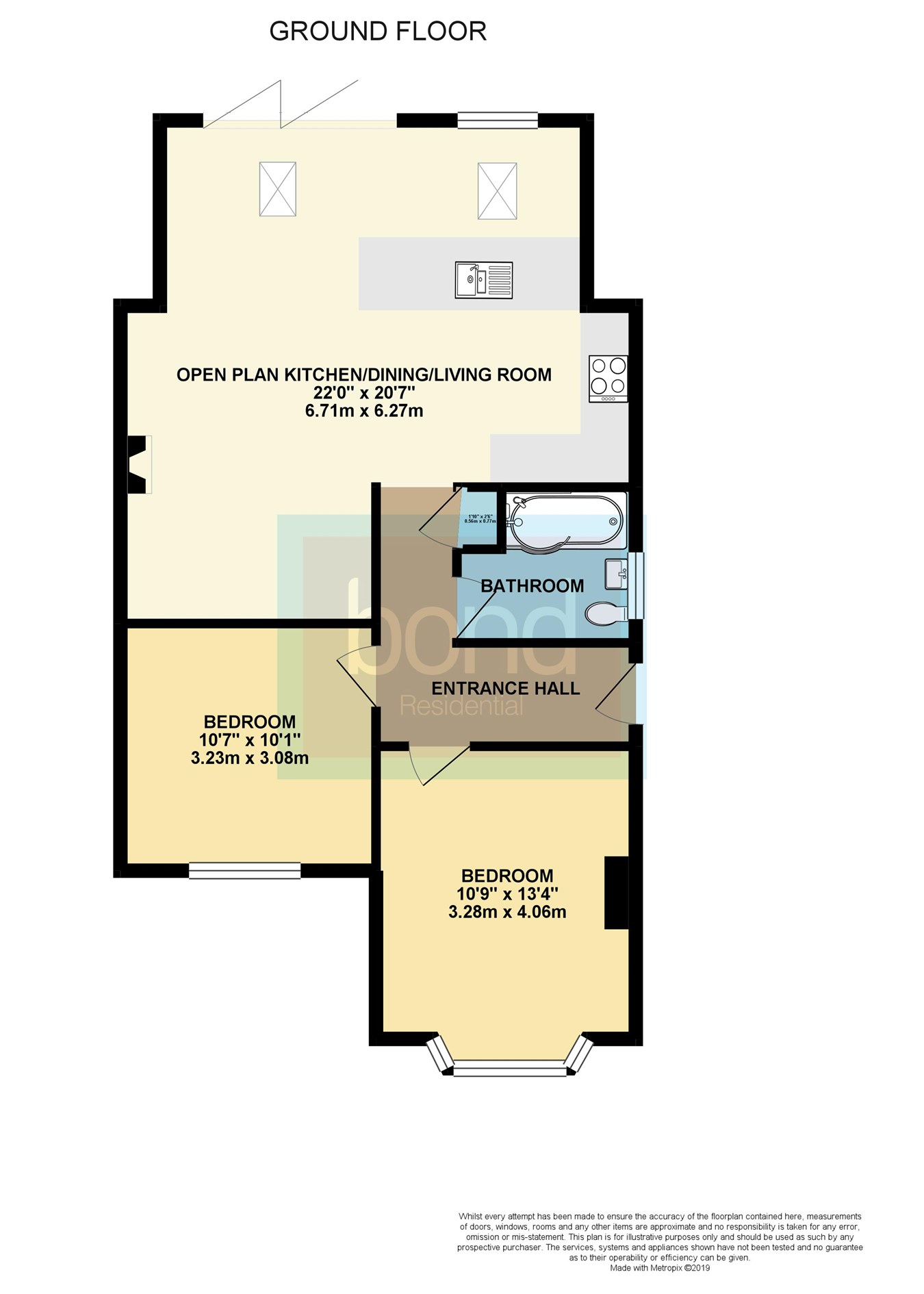 2 Bedrooms Semi-detached bungalow for sale in Nalla Gardens, Chelmsford CM1