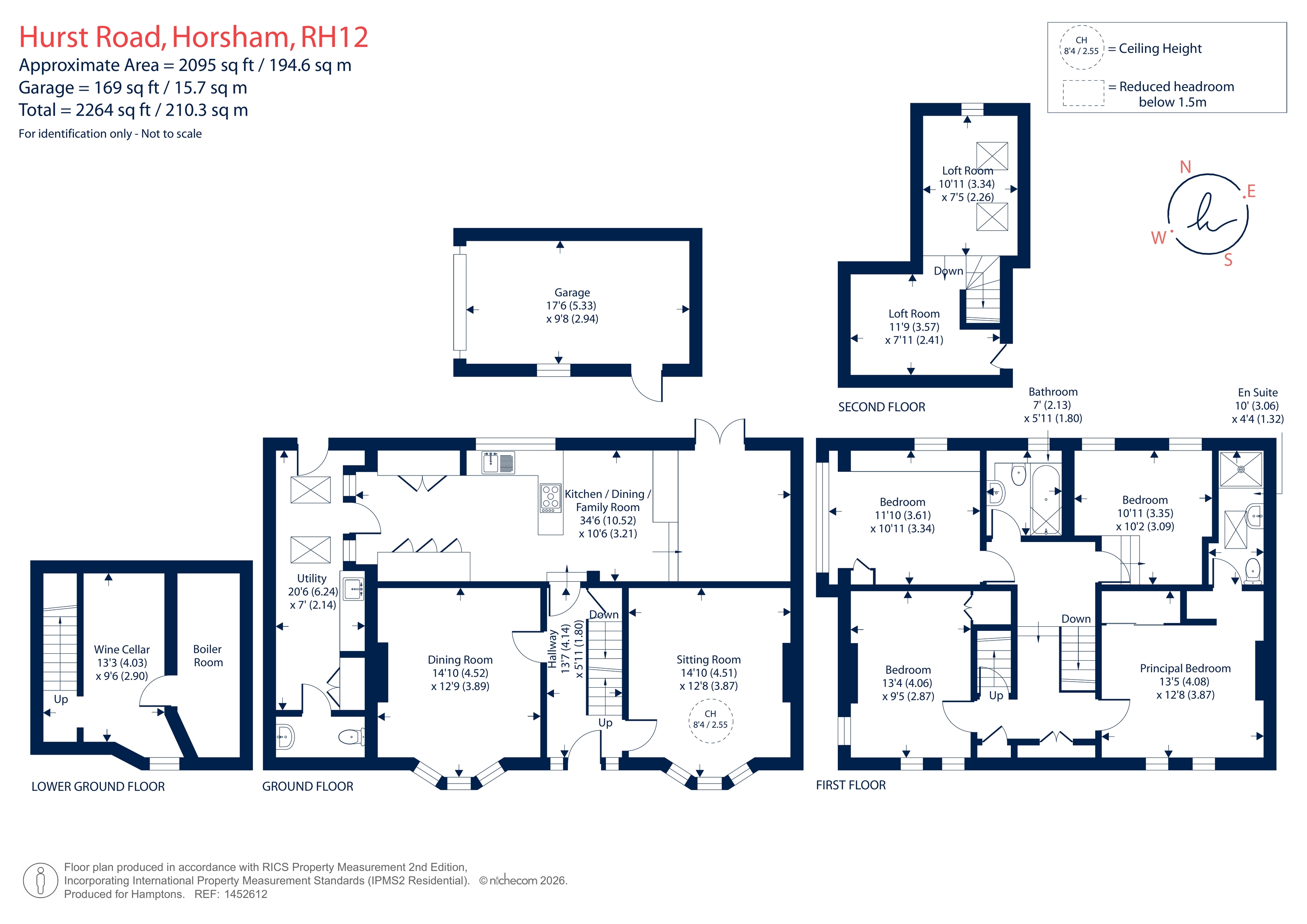 24, Hurst Road, Horsham floorplan