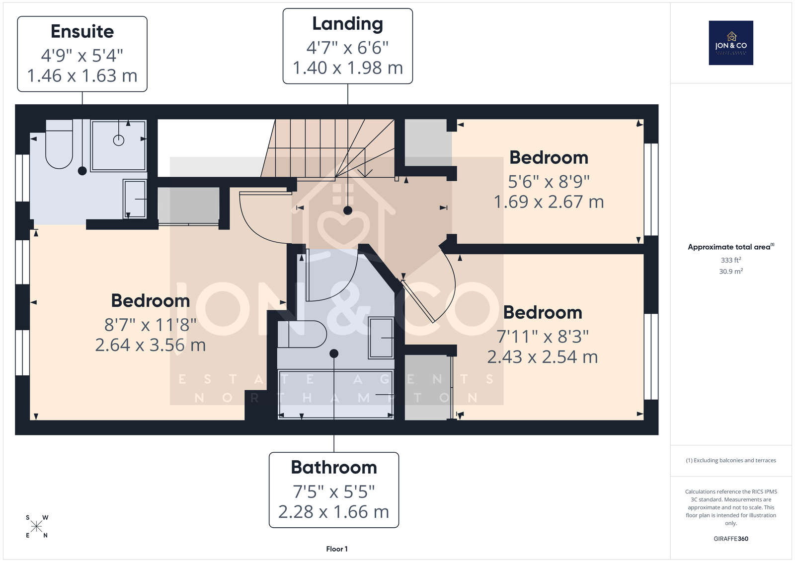 39, Kingmaker Way, Northampton floorplan