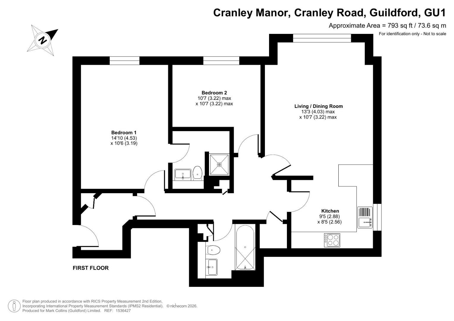 Cranley Road, Guildford floorplan