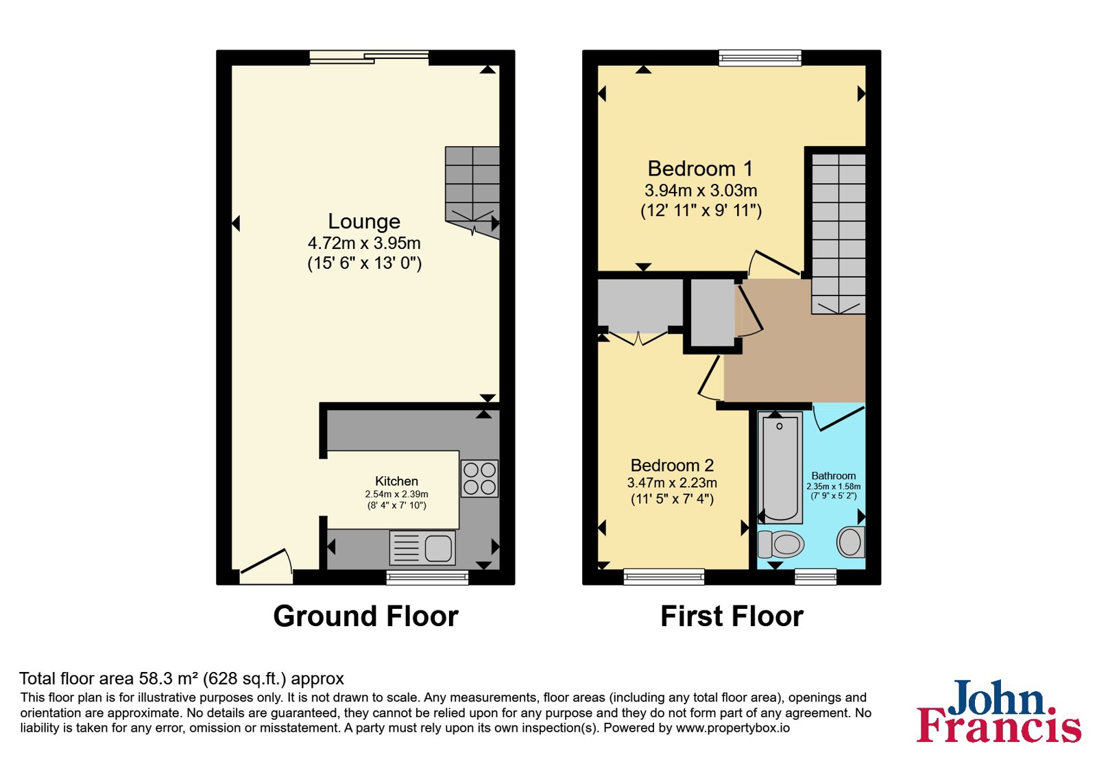 15, Cadogan Close, Haverfordwest floorplan