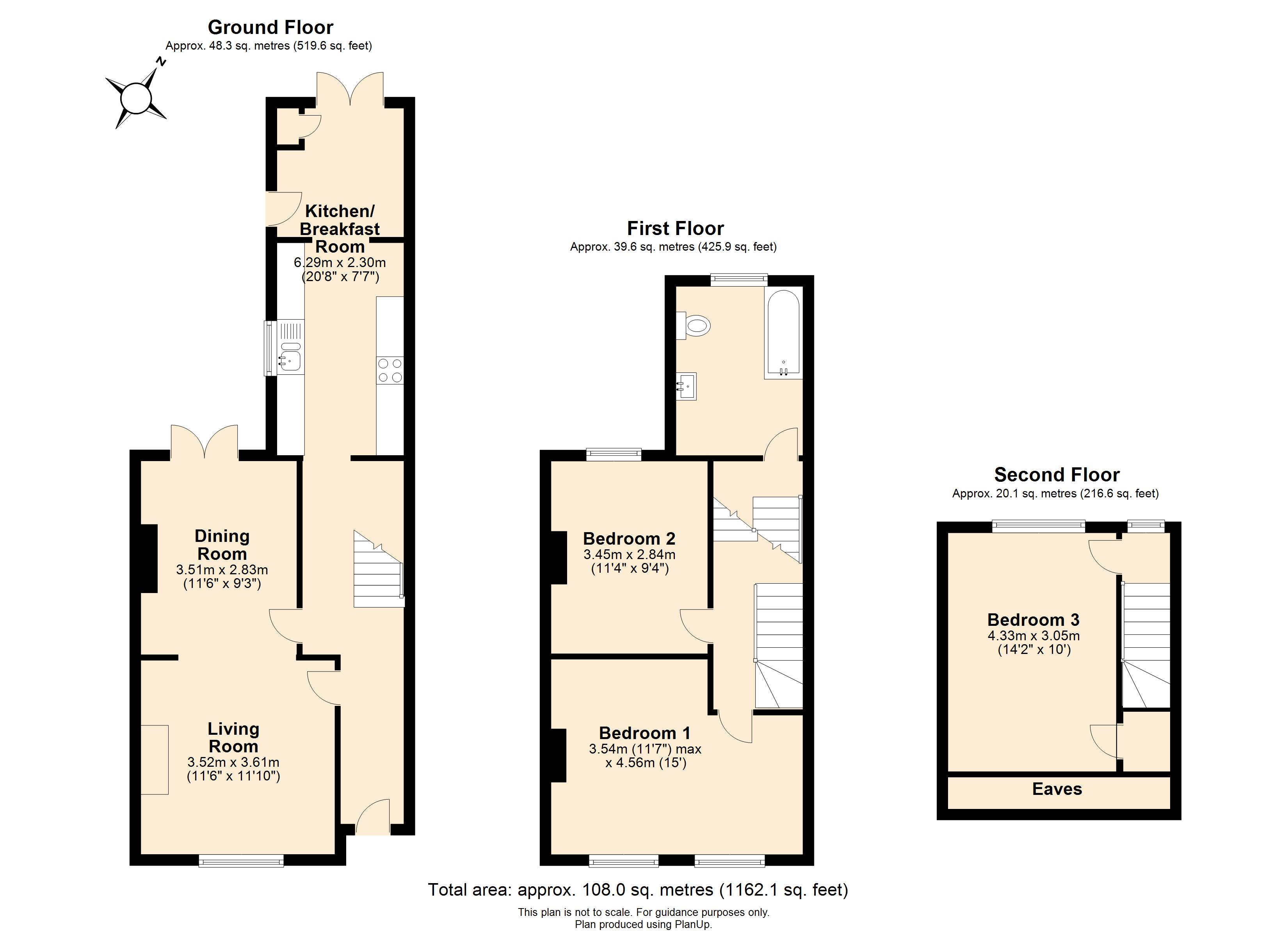 Great Western Terrace, Cheltenham, Gloucestershire GL50, 3 bedroom end