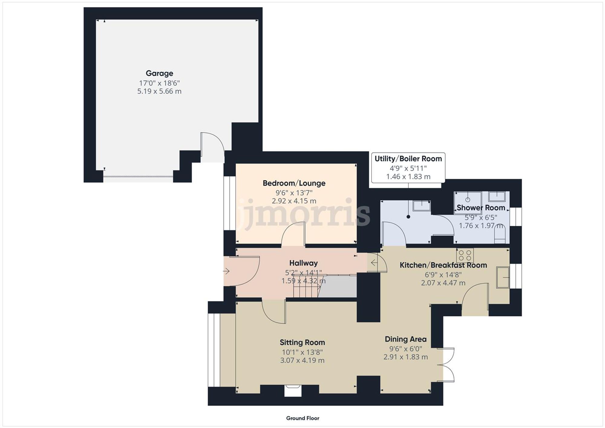Glandwr Feidr Brenin, Newport floorplan
