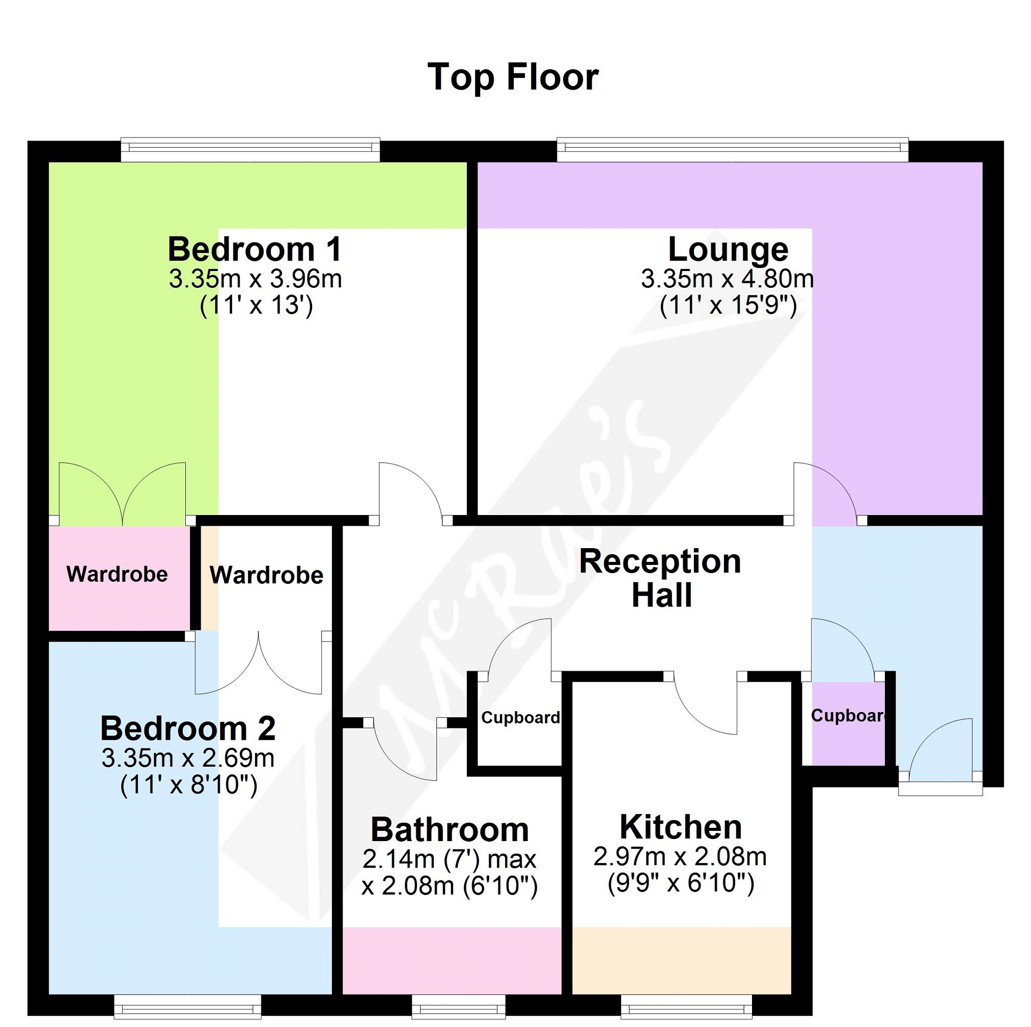 8, Harcourt House, Highams Park floorplan