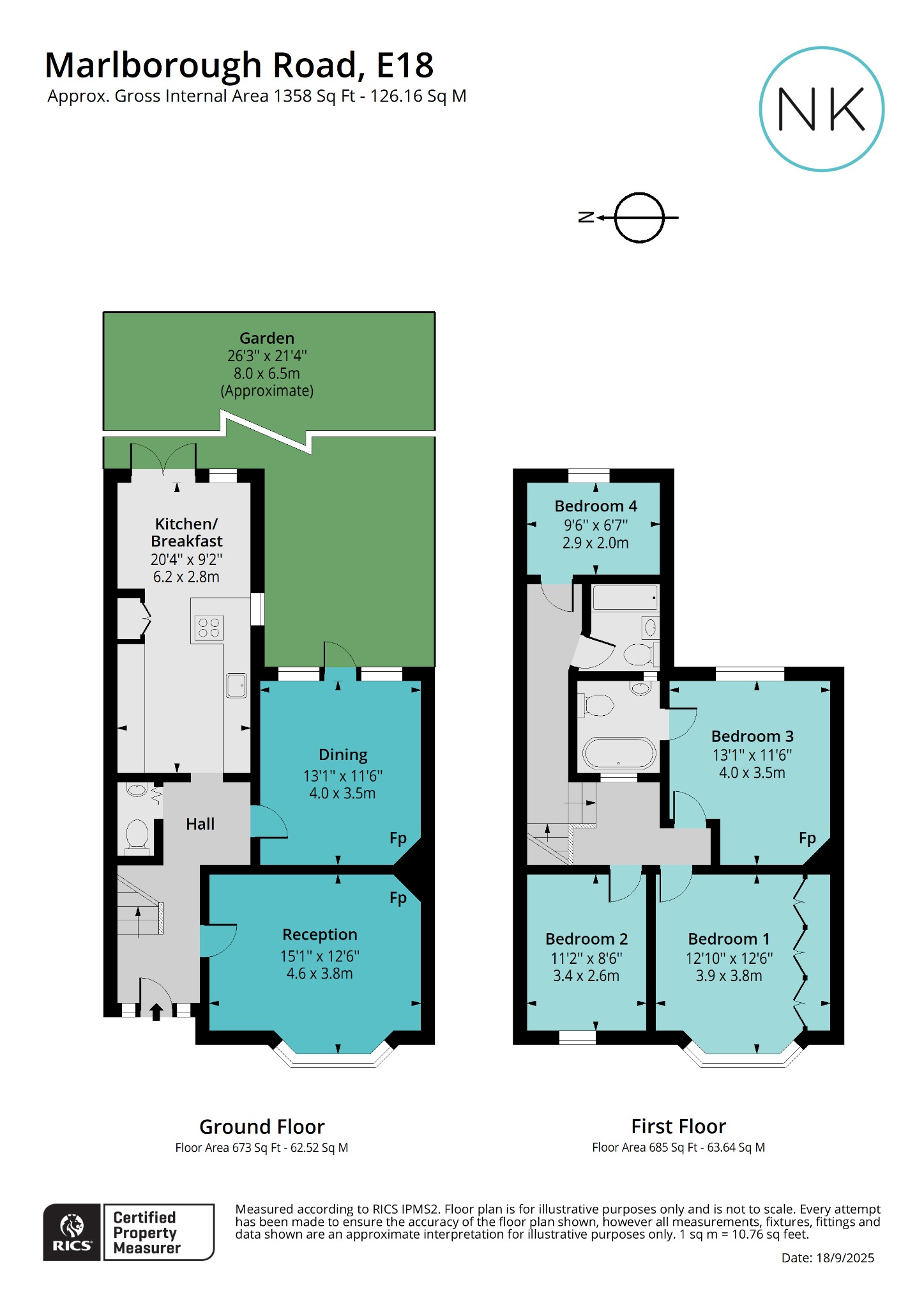 South Woodford, London floorplan