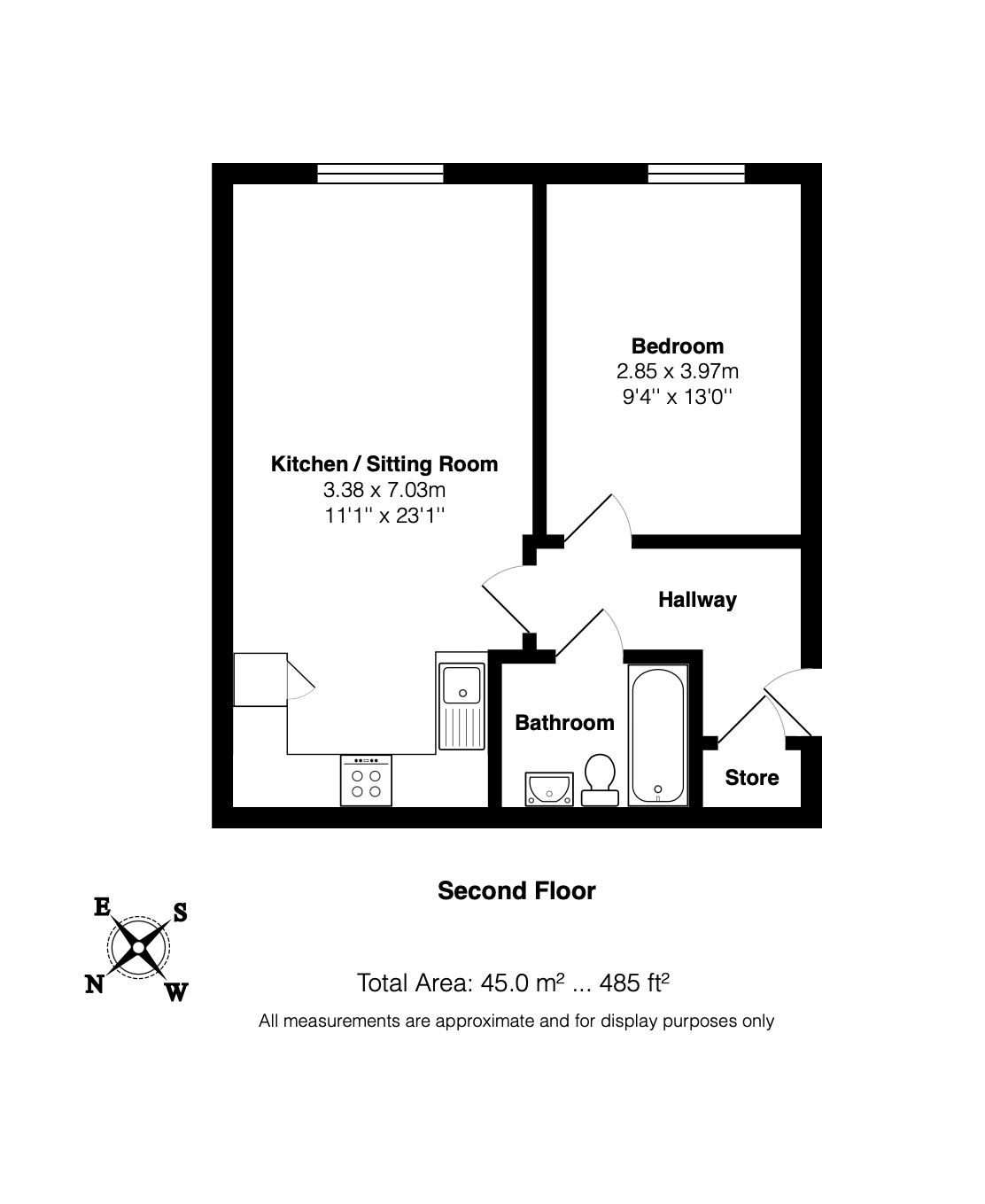 Portland Point,7, Armstrong Drive, Worcester floorplan
