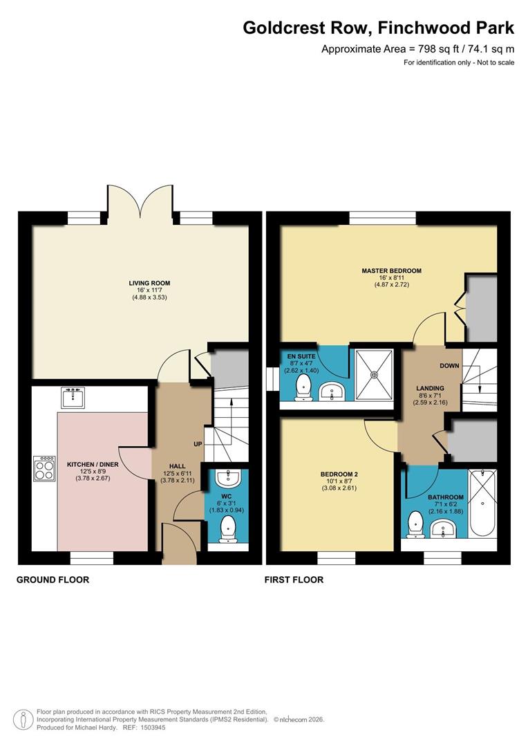 3, Goldcrest Row, Wokingham floorplan