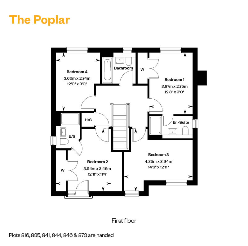 835, Granadiers Road, Winchester, So22 6Gr floorplan