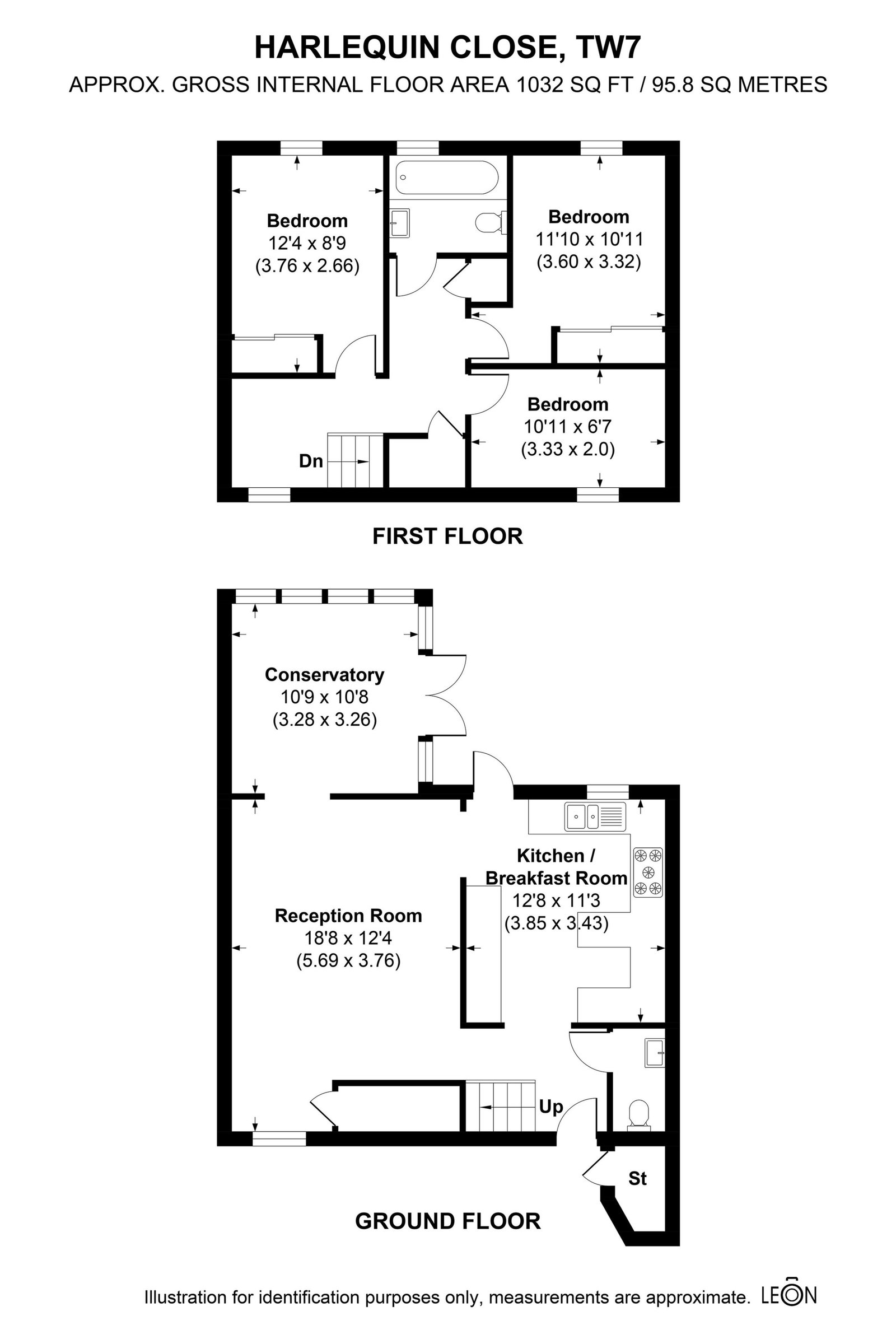 18, Harlequin Close, Isleworth floorplan