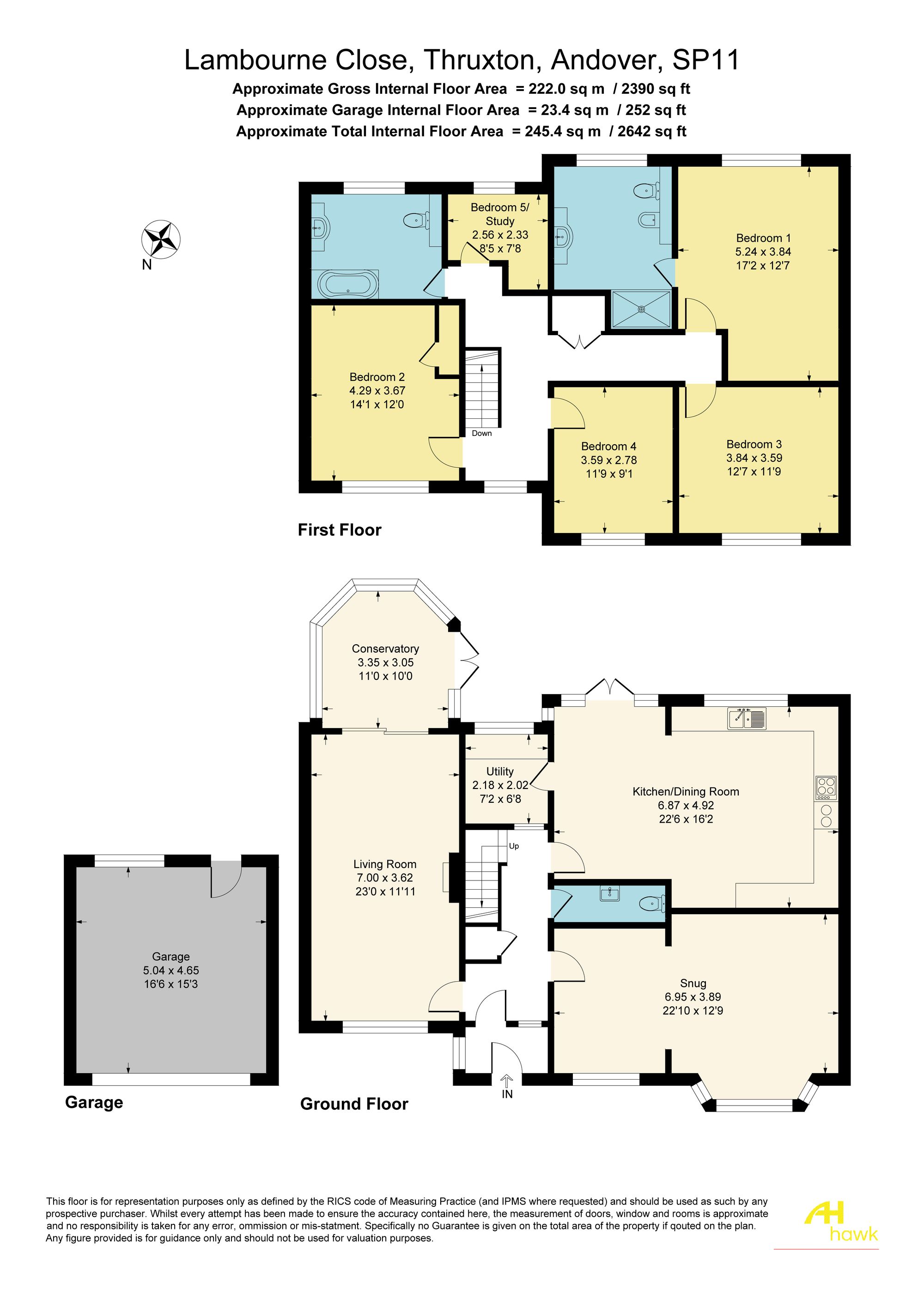 Willow Mead, Lambourne Close, Andover floorplan