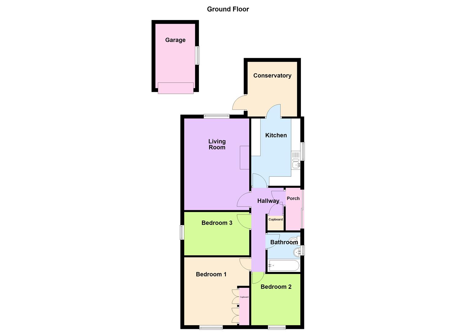 224, Coneygree Road, Peterborough floorplan