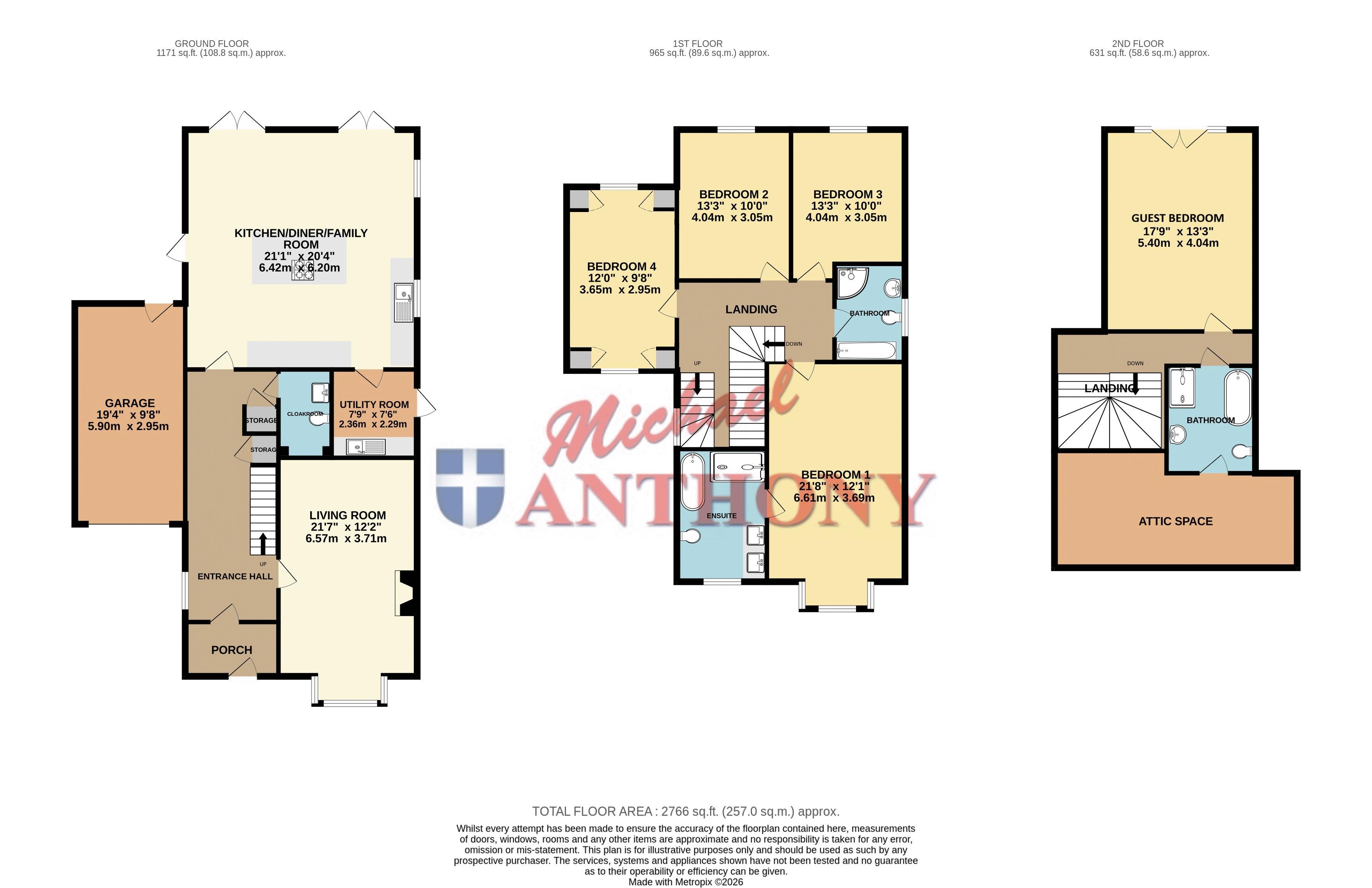 Chandlers Court, Long Marston floorplan