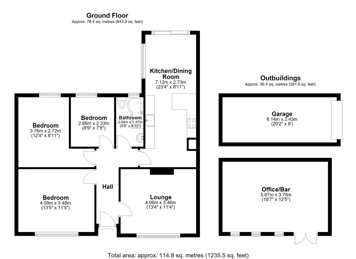 Sandwich Road, Dover floorplan